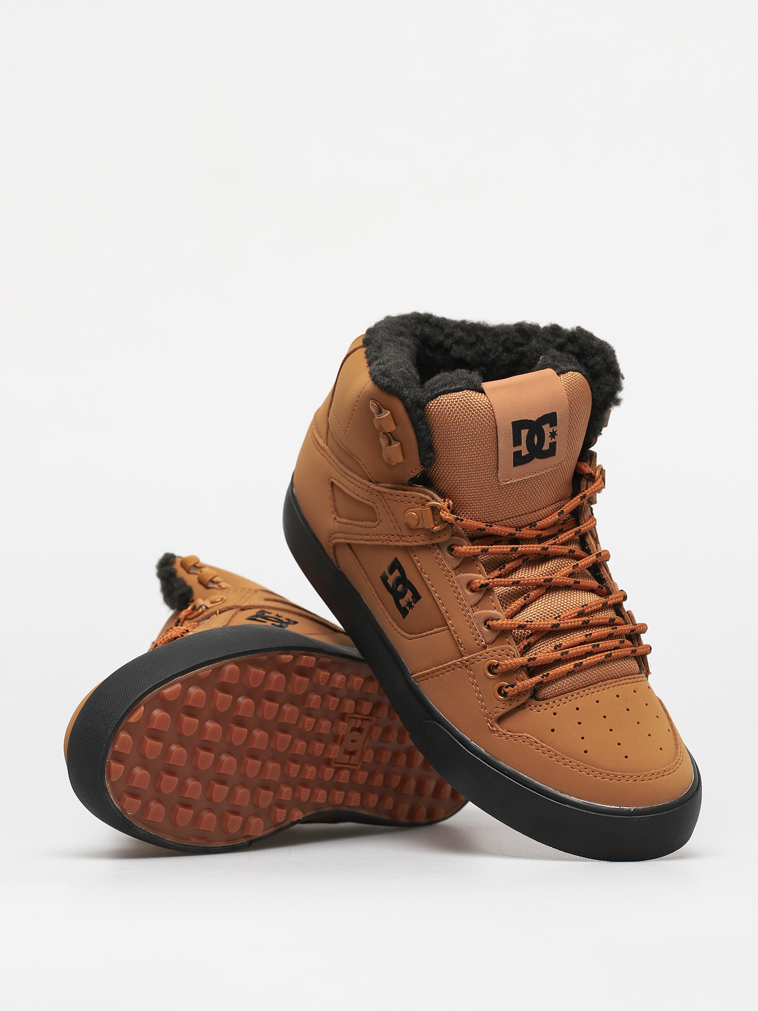 DC Pantofi Pure High Top Wc Wnt (wheat/black)