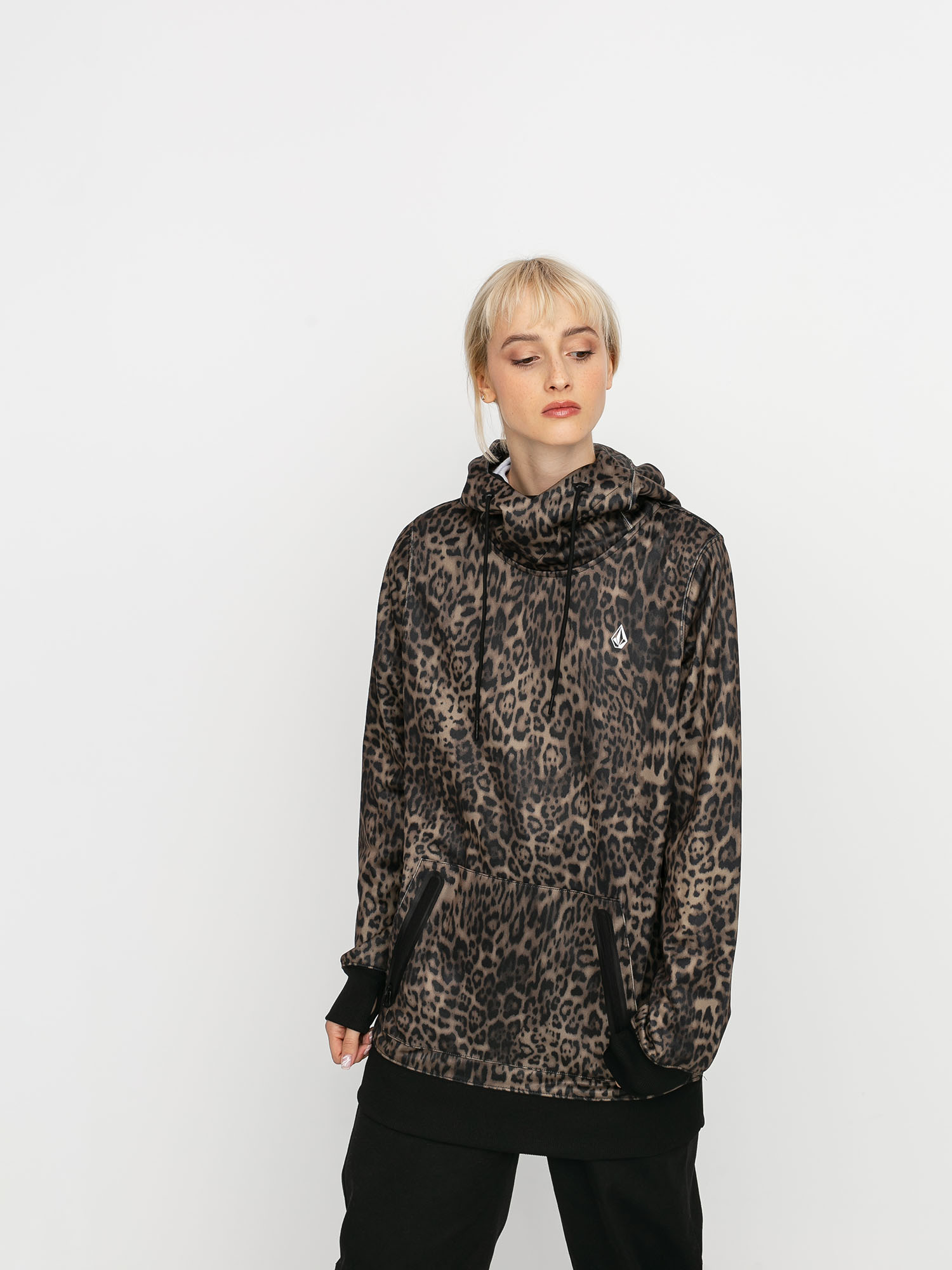 Pentru femei Hanorac termic Volcom Spring Shred HD (leopard)