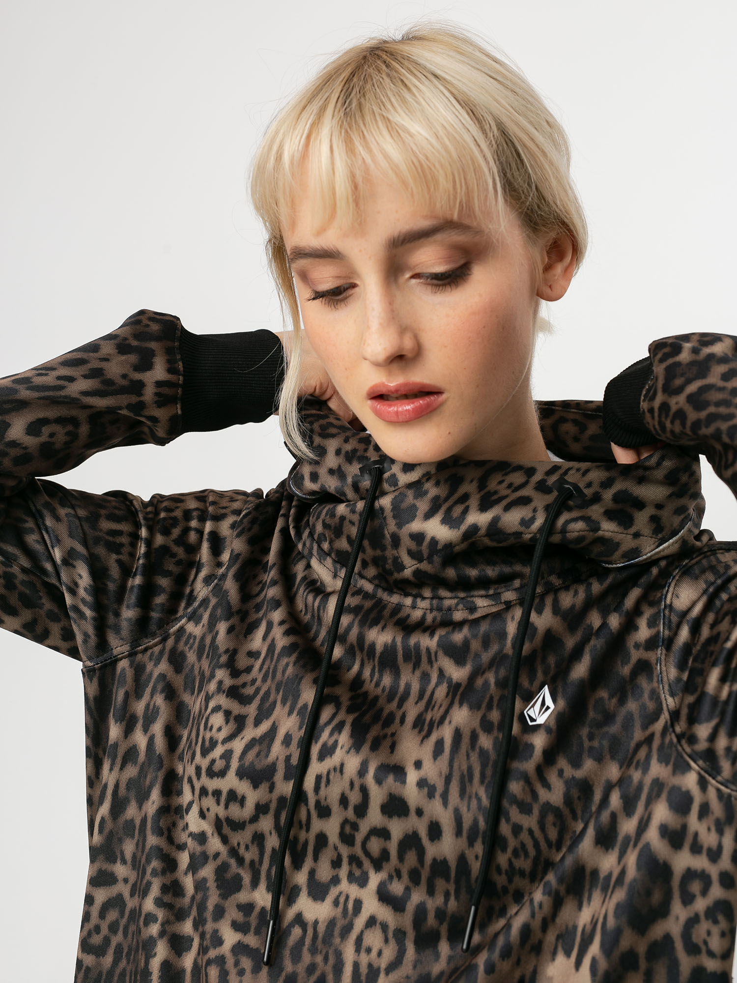 Pentru femei Hanorac termic Volcom Spring Shred HD (leopard)