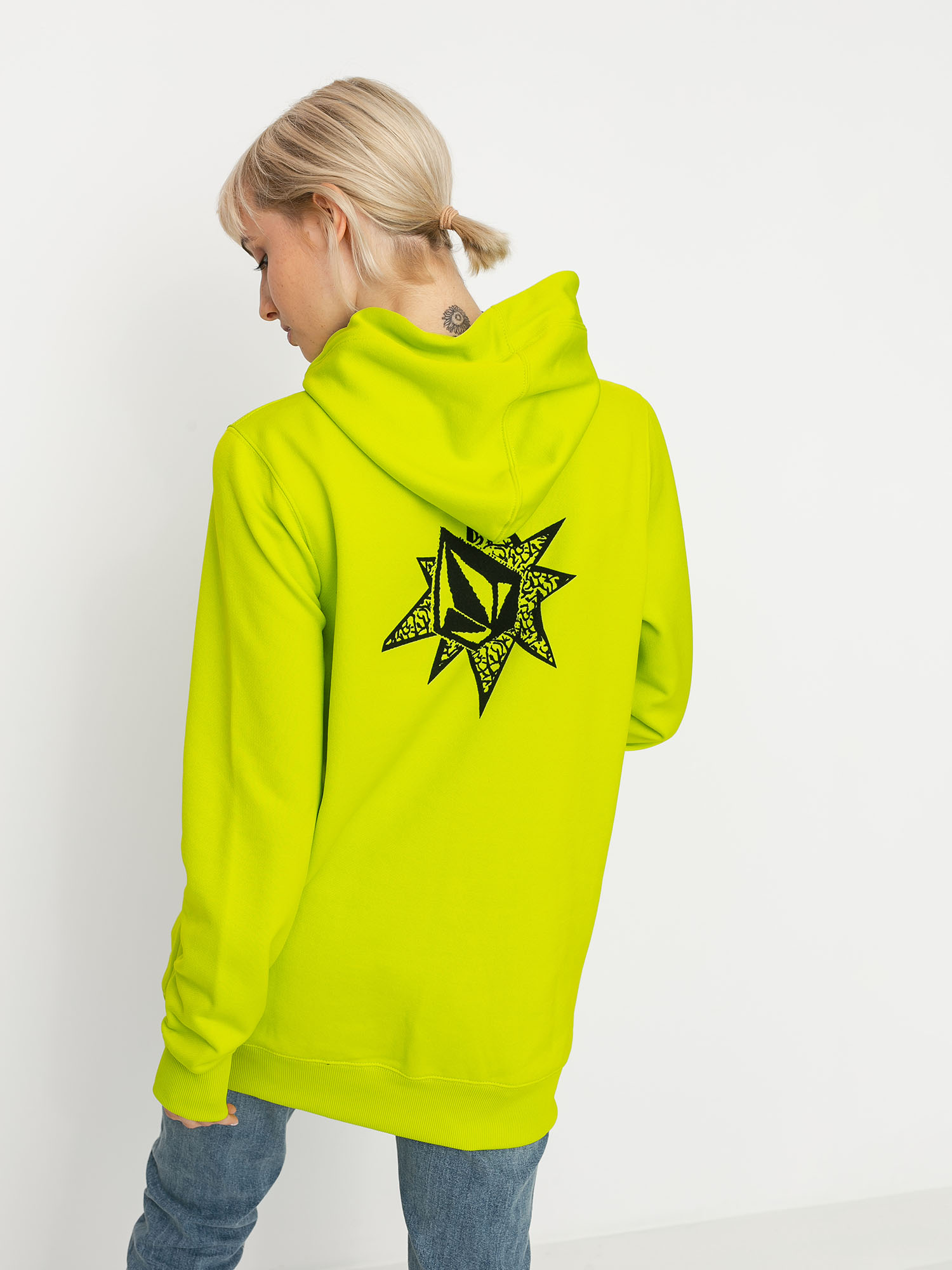 Pentru femei Hanorac termic Volcom Spring Shred HD (lime)