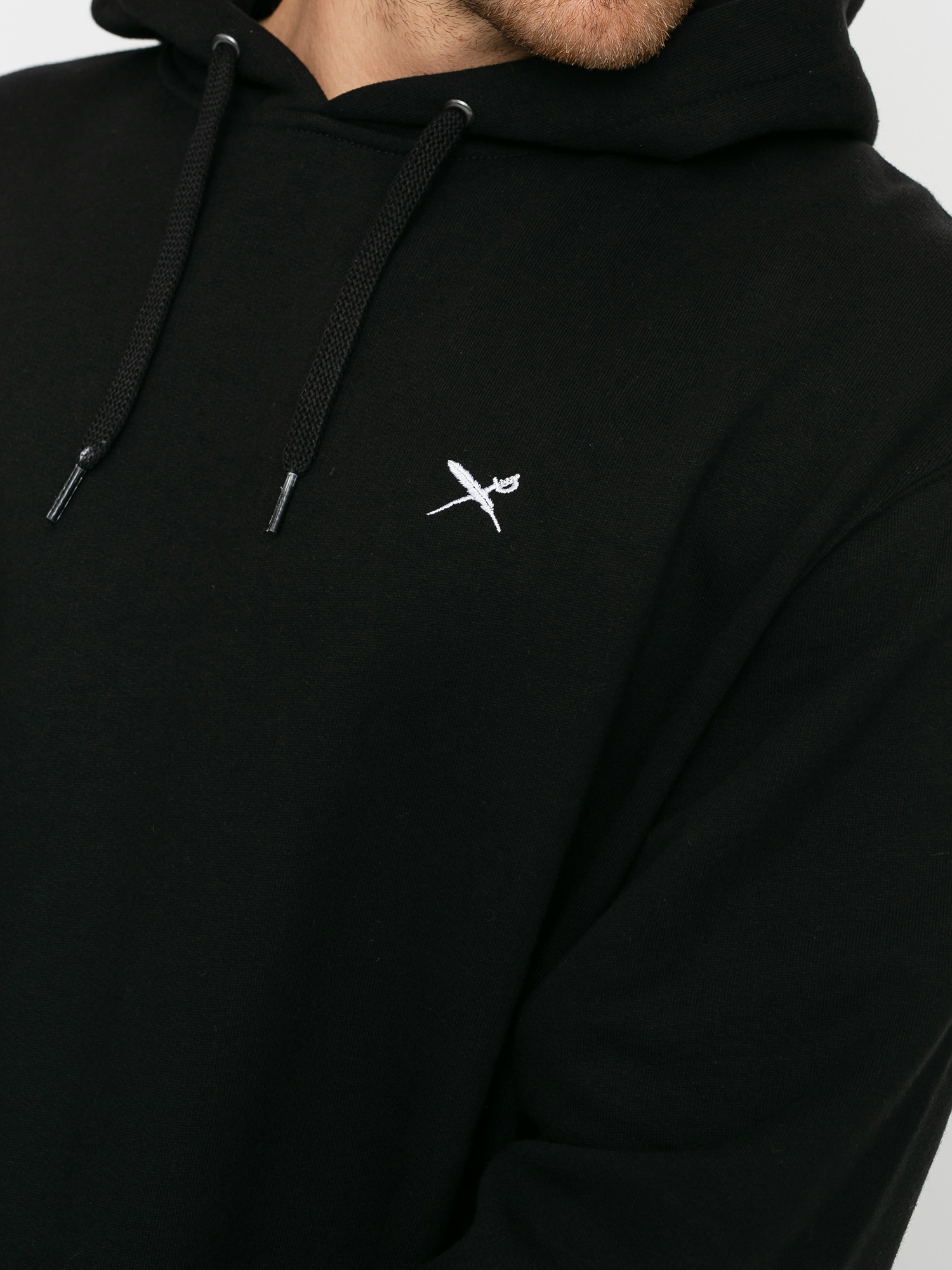 Iriedaily Hanorac cu glugă Mini Flag 2 HD (black)