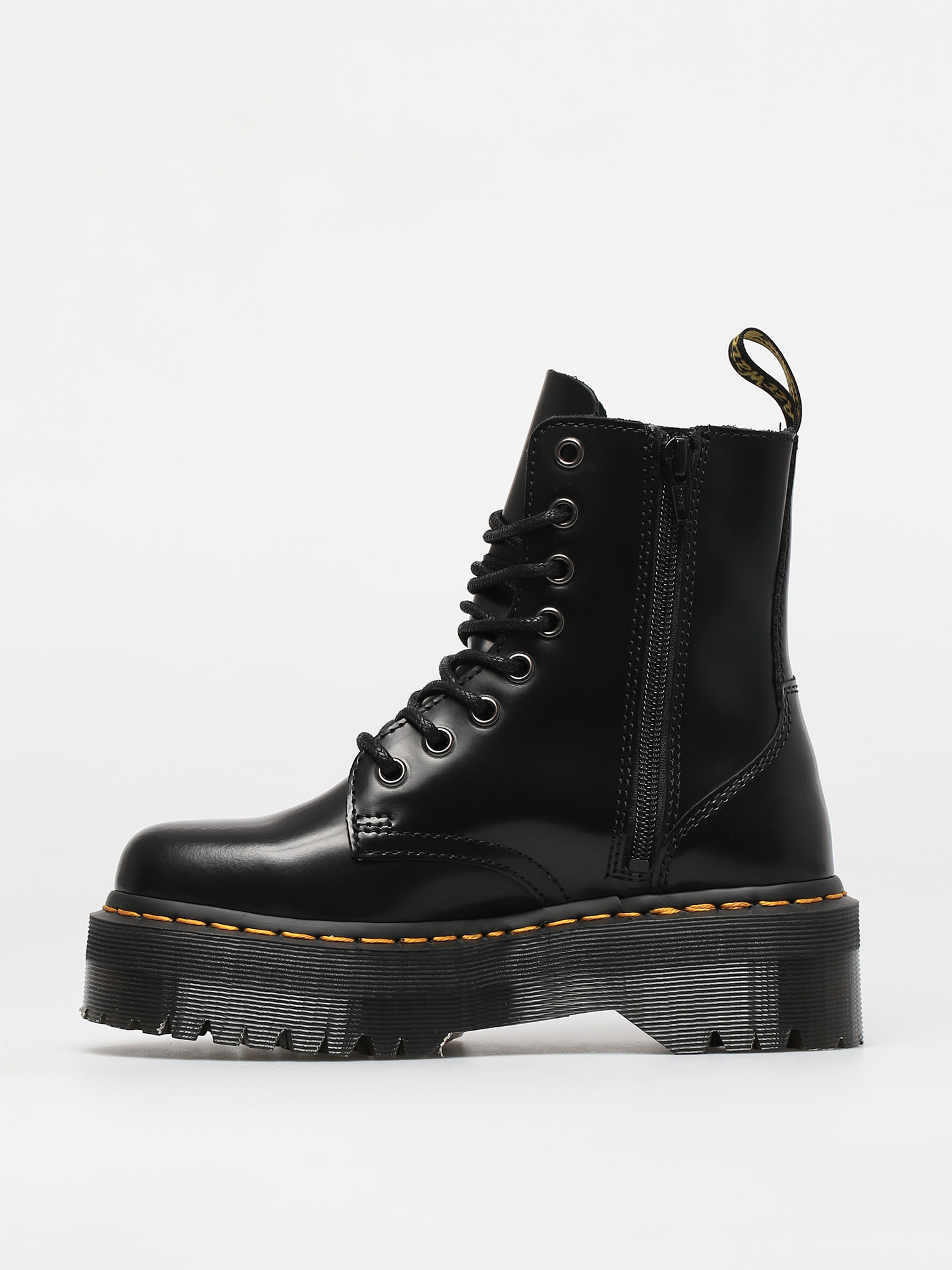 Pantofi Dr. Martens Jadon (polished smooth black)