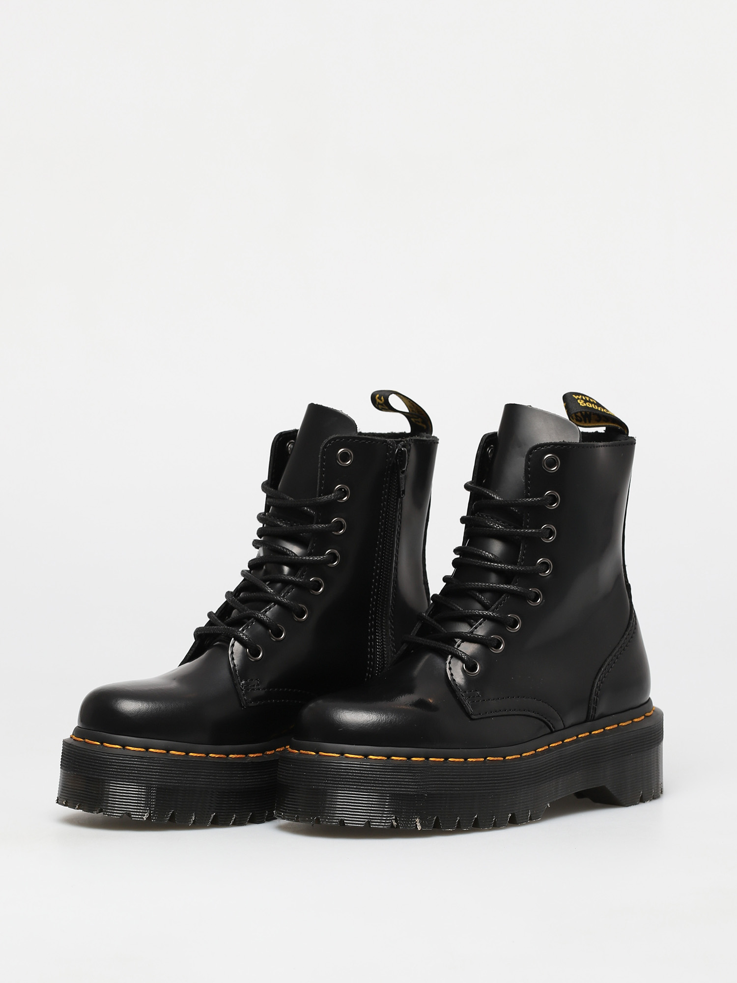 Pantofi Dr. Martens Jadon (polished smooth black)