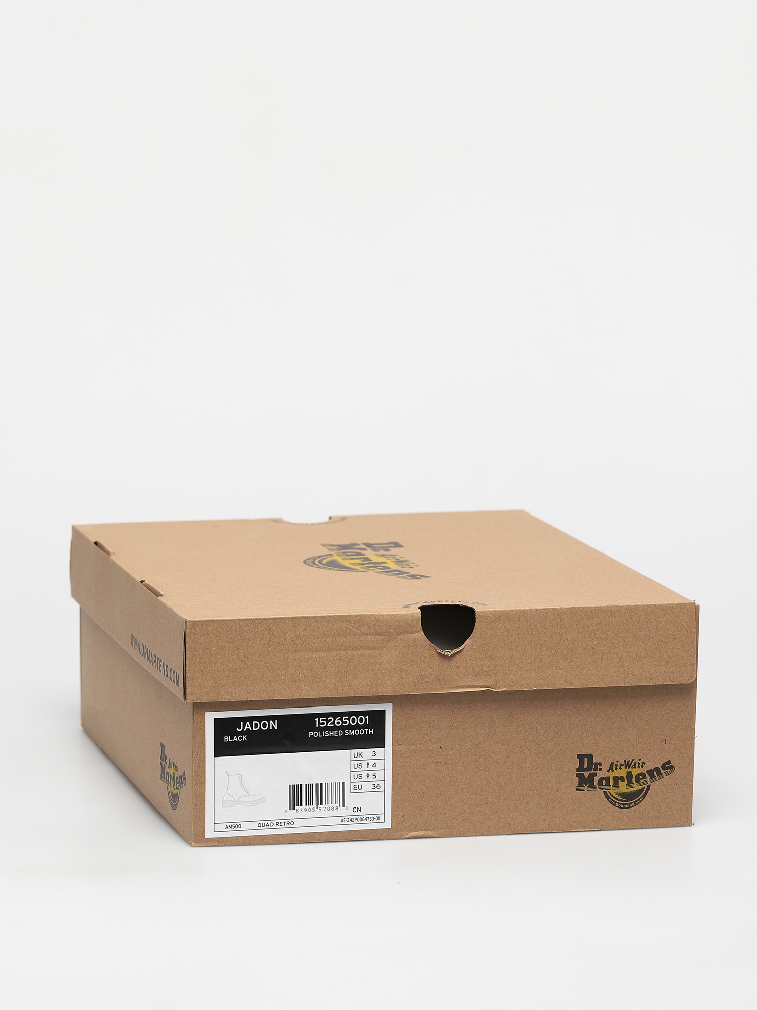 Pantofi Dr. Martens Jadon (polished smooth black)