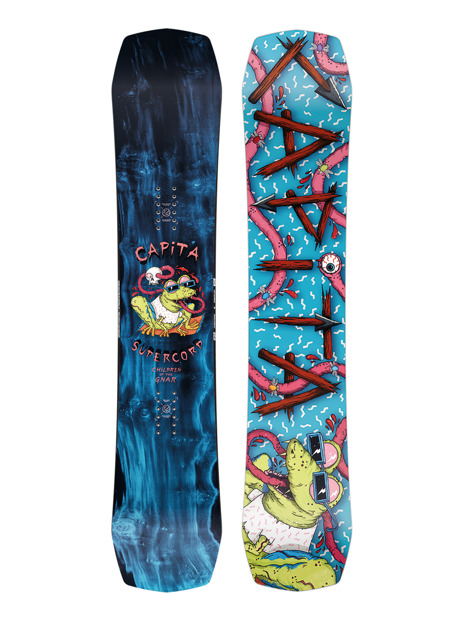 【2028】CAPITA　CHILDREN OF THE GNAR　145cm Capita Snowboard Children Of The Gnar - albastru