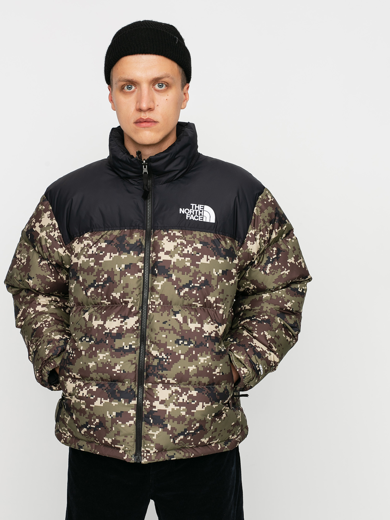 The North Face Geacă 1996 Retro Nuptse (burnt olive green ux digi camo print)