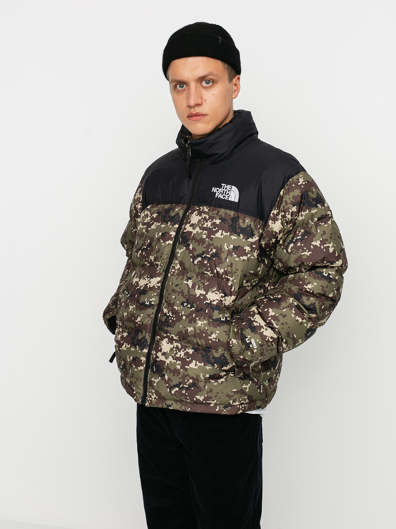 The North Face Geacă 1996 Retro Nuptse (burnt olive green ux digi camo print)
