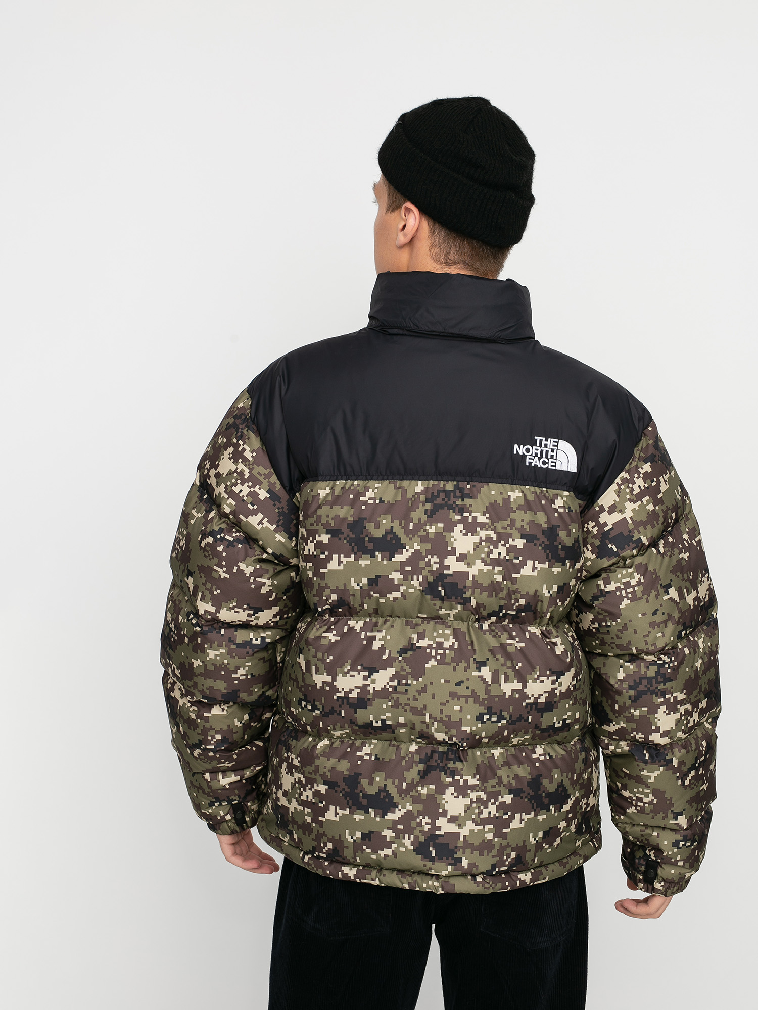 The North Face Geacă 1996 Retro Nuptse (burnt olive green ux digi camo print)