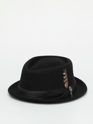 Pălărie Brixton Stout Pork Pie (black/black)