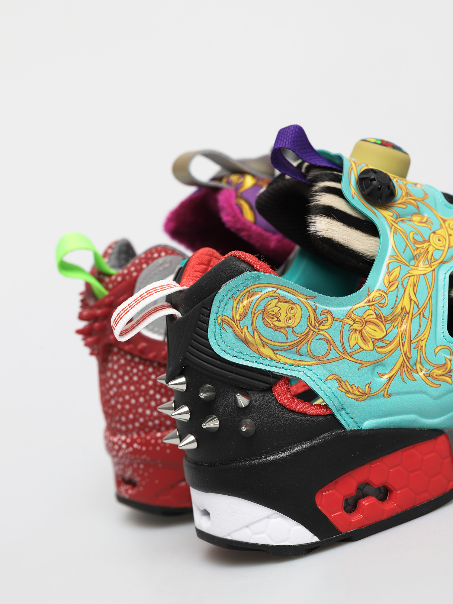 Reebok Pantofi Minion Instapump Fury (black/white/silvmt)