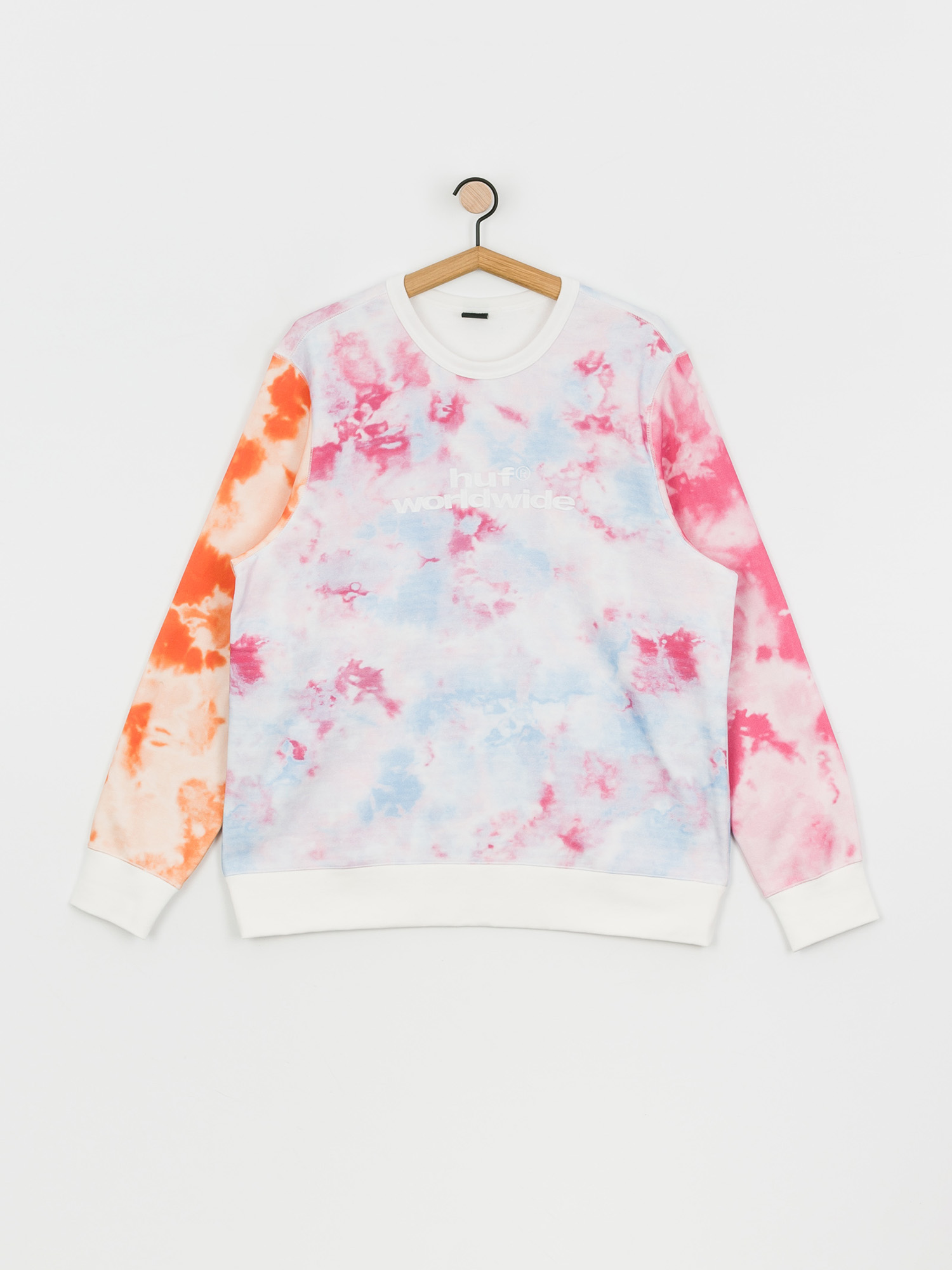Hanorac HUF Euphoria Crewneck (plastic pink)