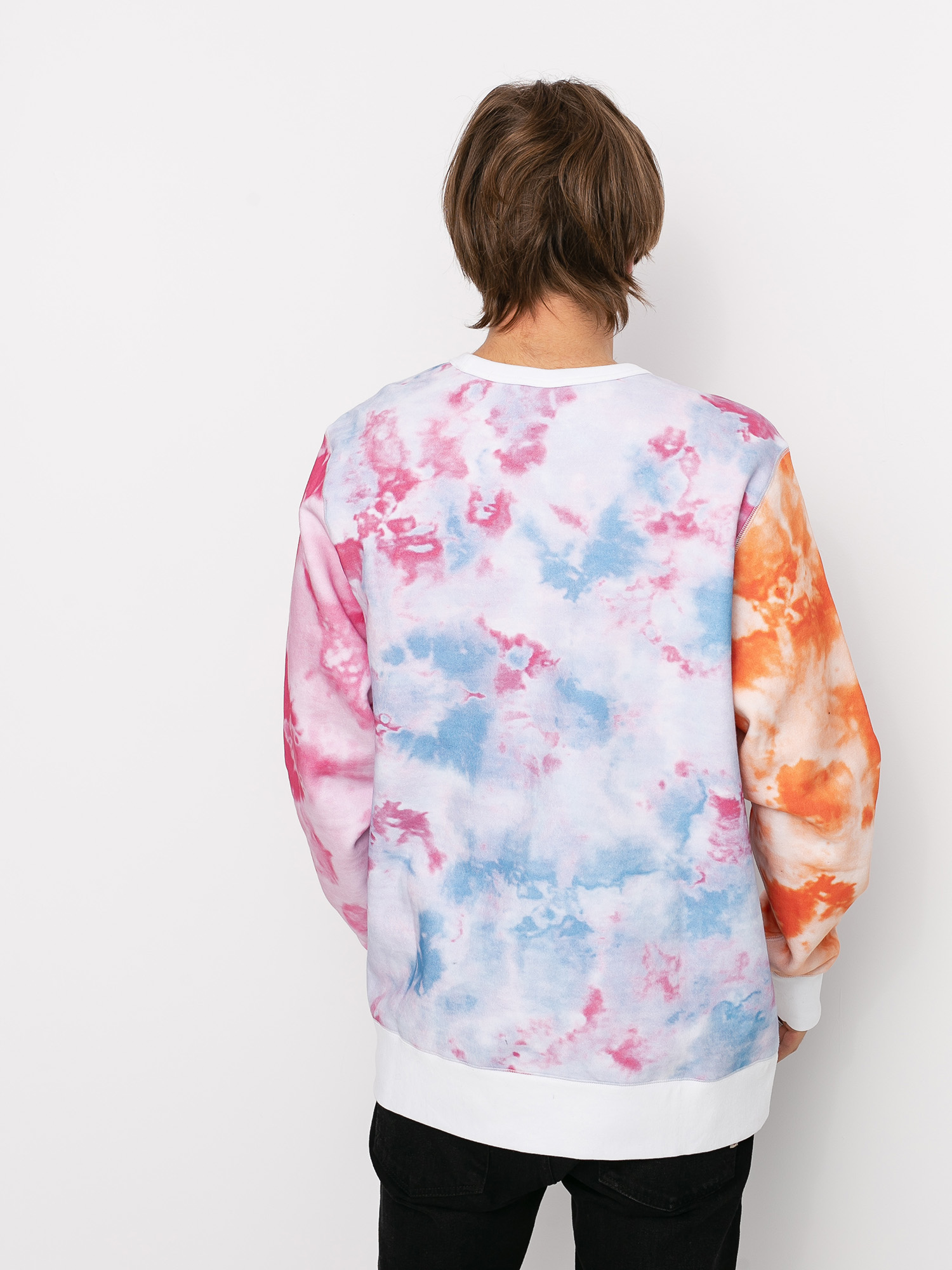 Hanorac HUF Euphoria Crewneck (plastic pink)