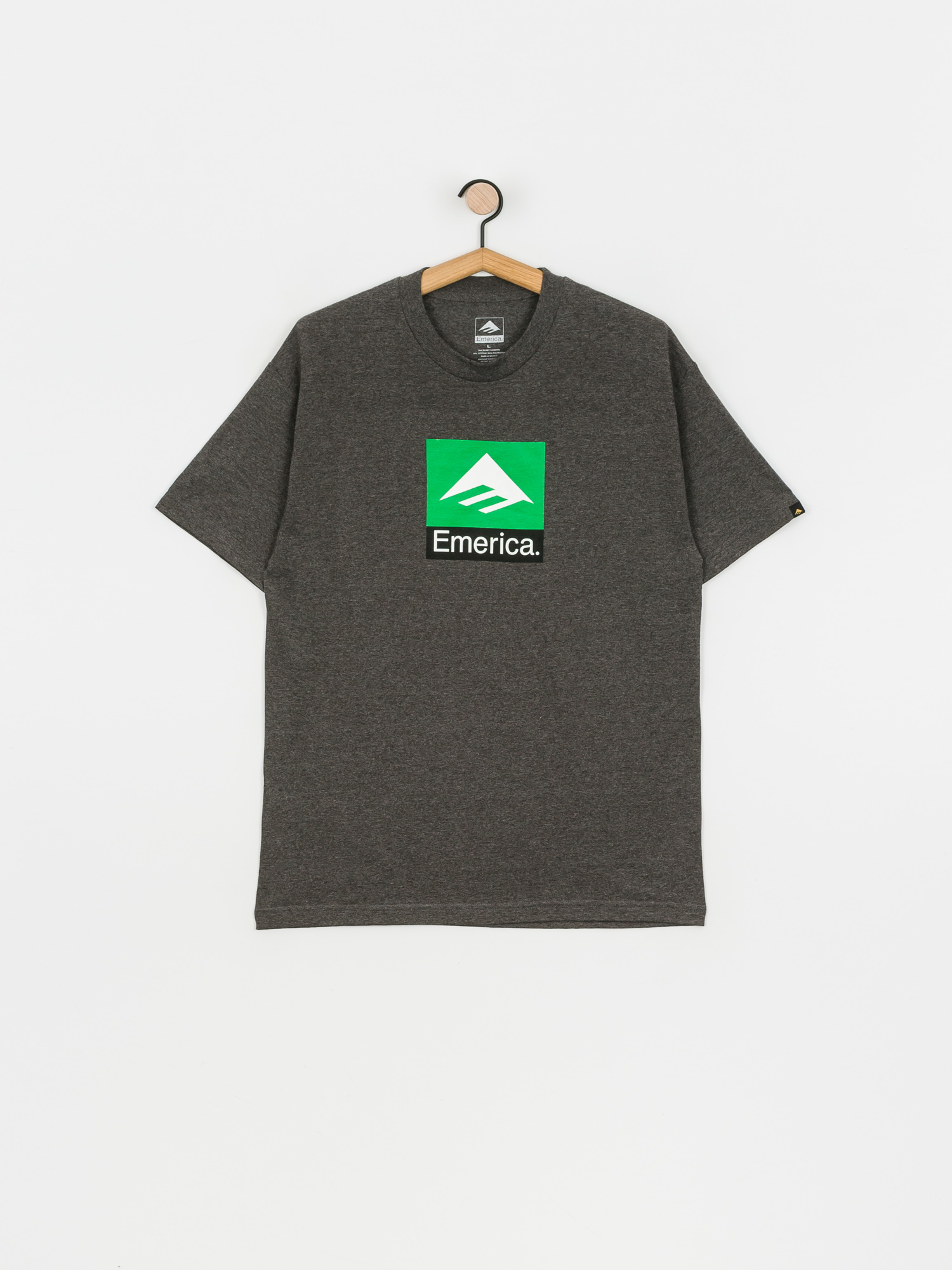 Tricou Emerica Classic Combo (charcoal/heather)
