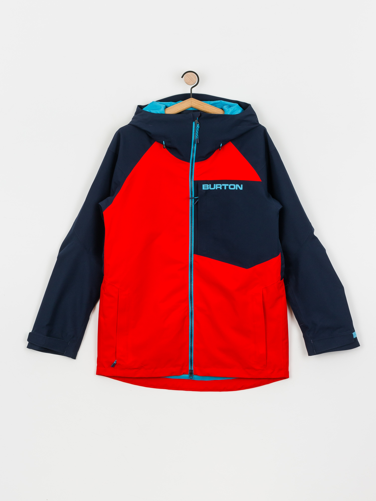 Pentru bărbați Geacă de snowboard Burton Gore Tex Radial Insulated (flame scarlet/dress blue)