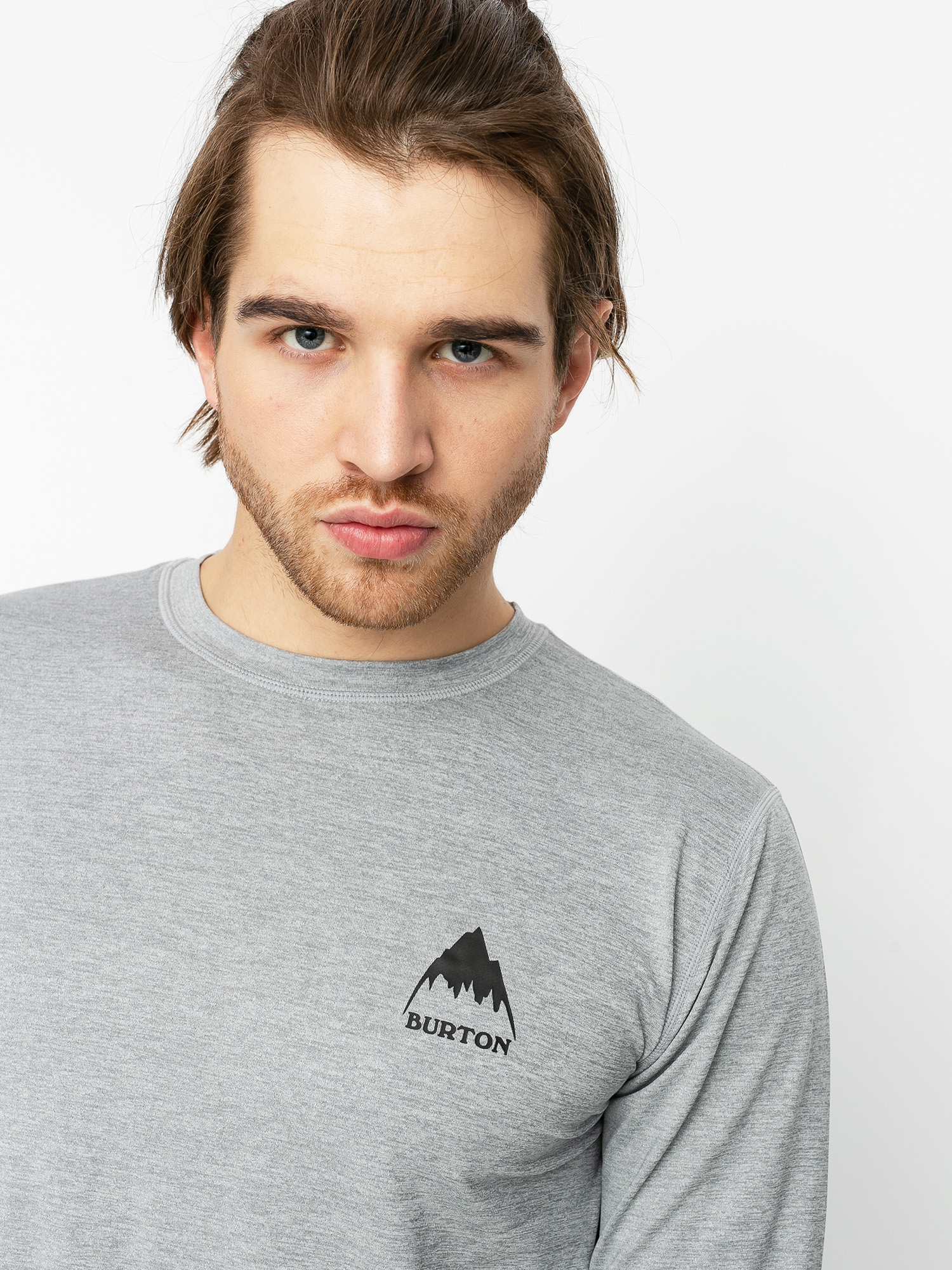 Pentru bărbați Tricou termic Burton Lightweight X Base Layer (gray heather)