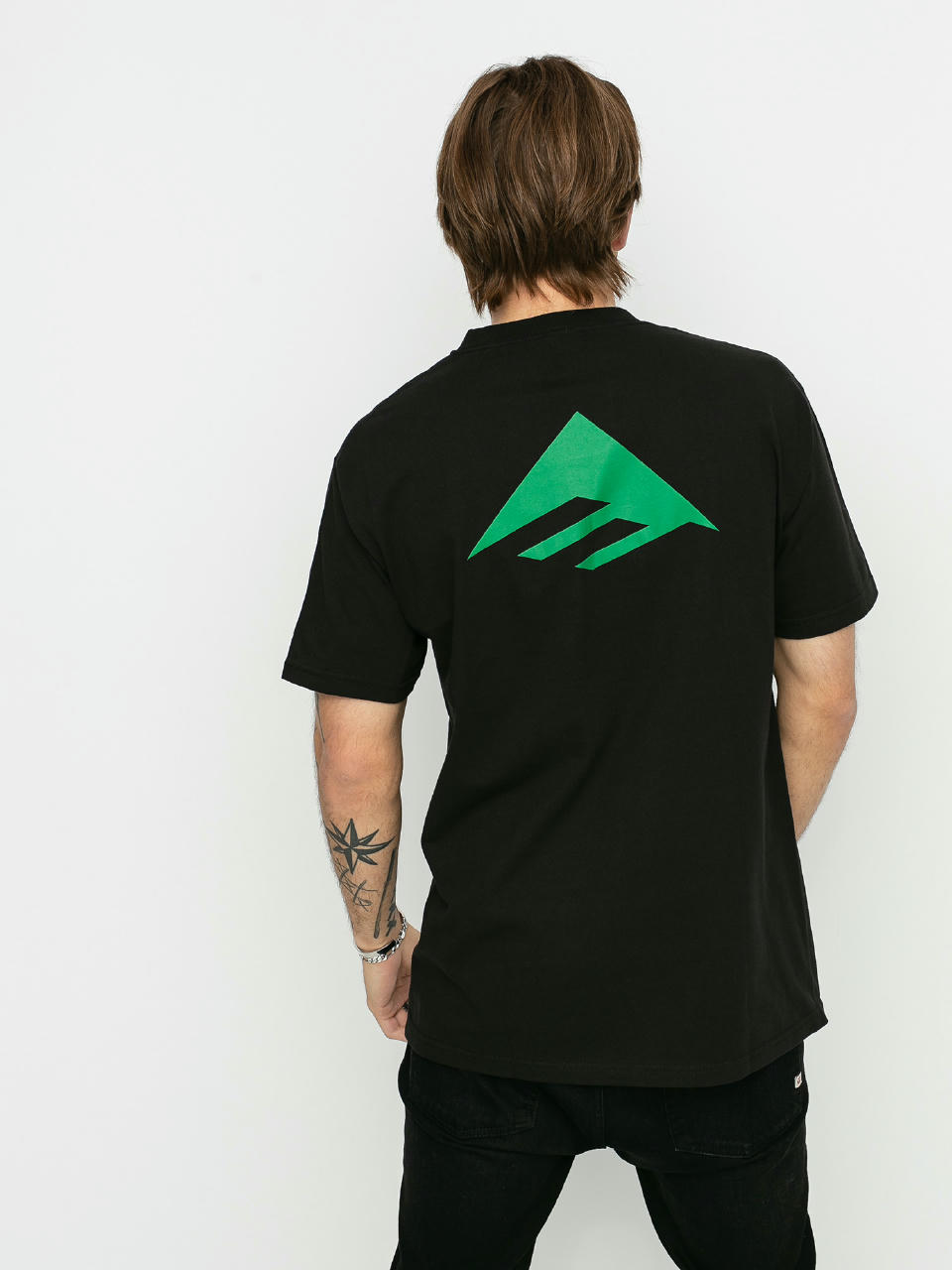 Tricou Emerica Pure Triangle Pocket (black)