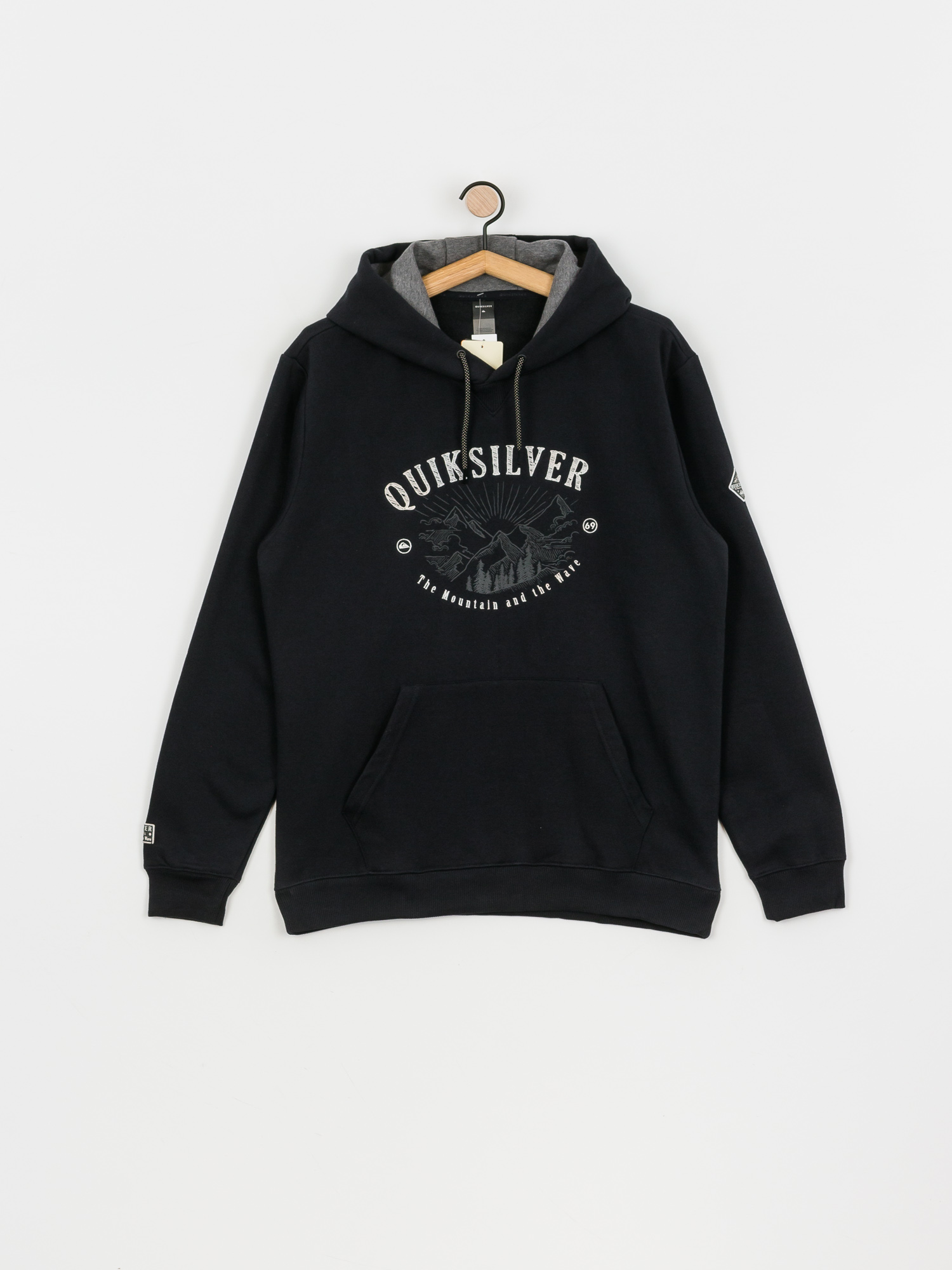 Pentru bărbați Hanorac termic Quiksilver Big Logo Snow HD (true black)