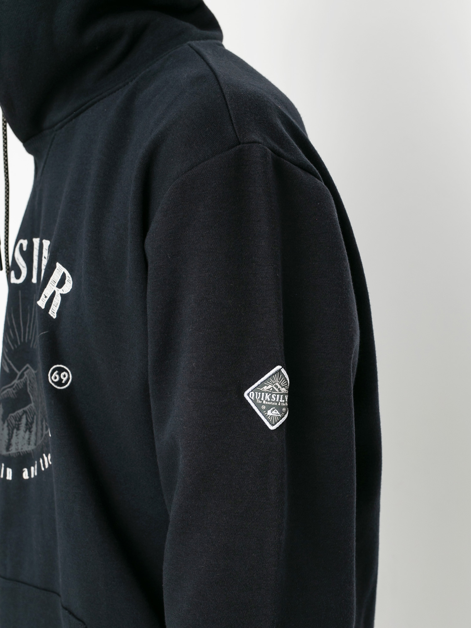 Pentru bărbați Hanorac termic Quiksilver Big Logo Snow HD (true black)