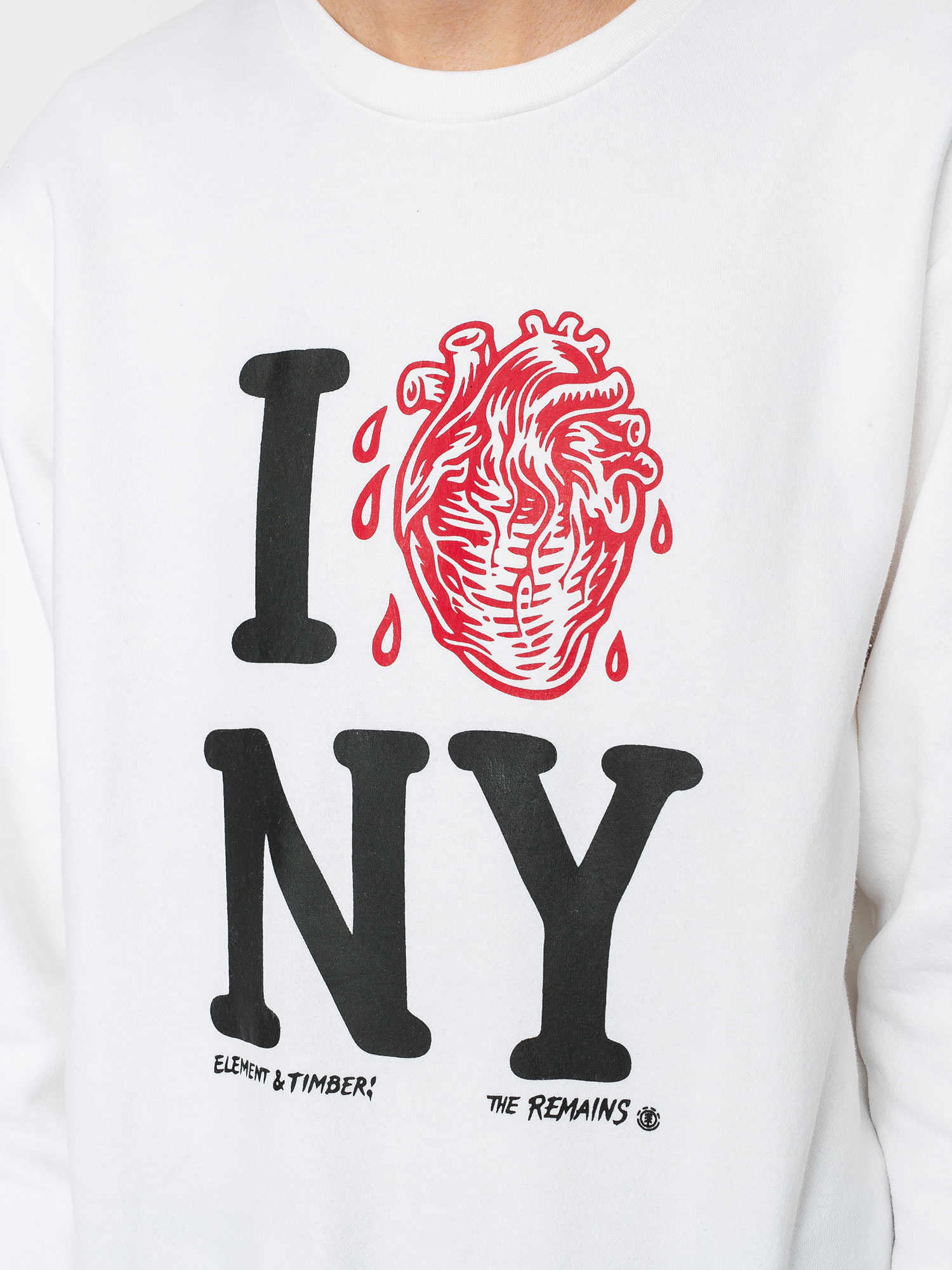 Hanorac Element I Heart Crew (optic white)