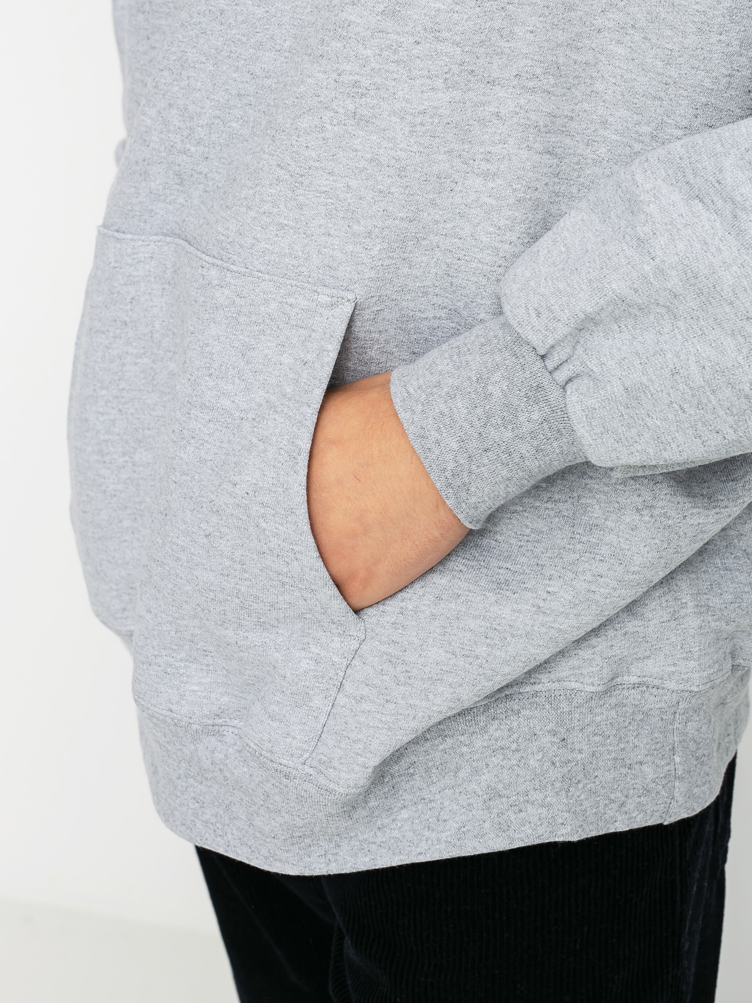 Hanorac cu glugă Thrasher Flame HD (grey)