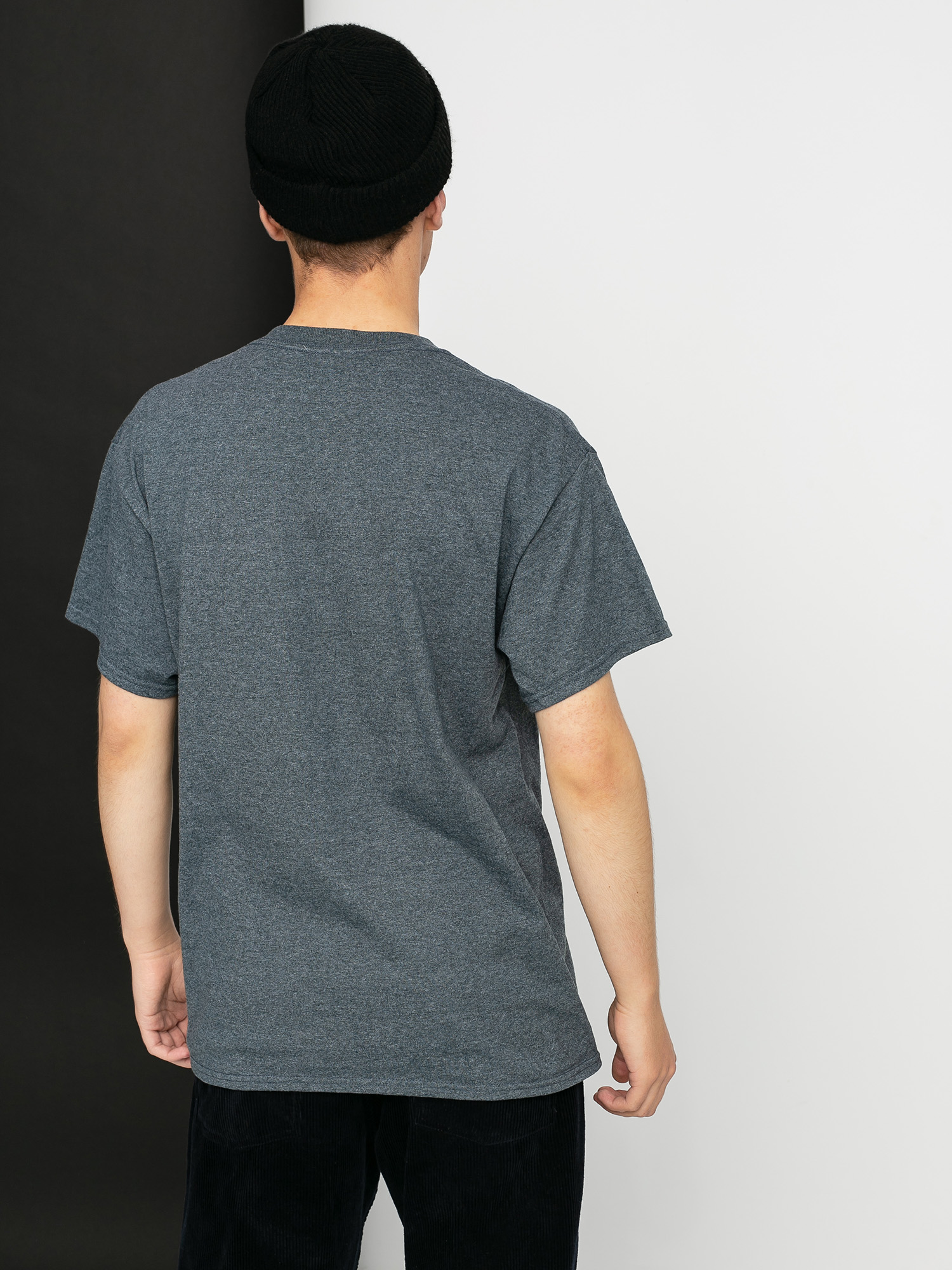 Tricou Thrasher Flame Logo (dark heather)