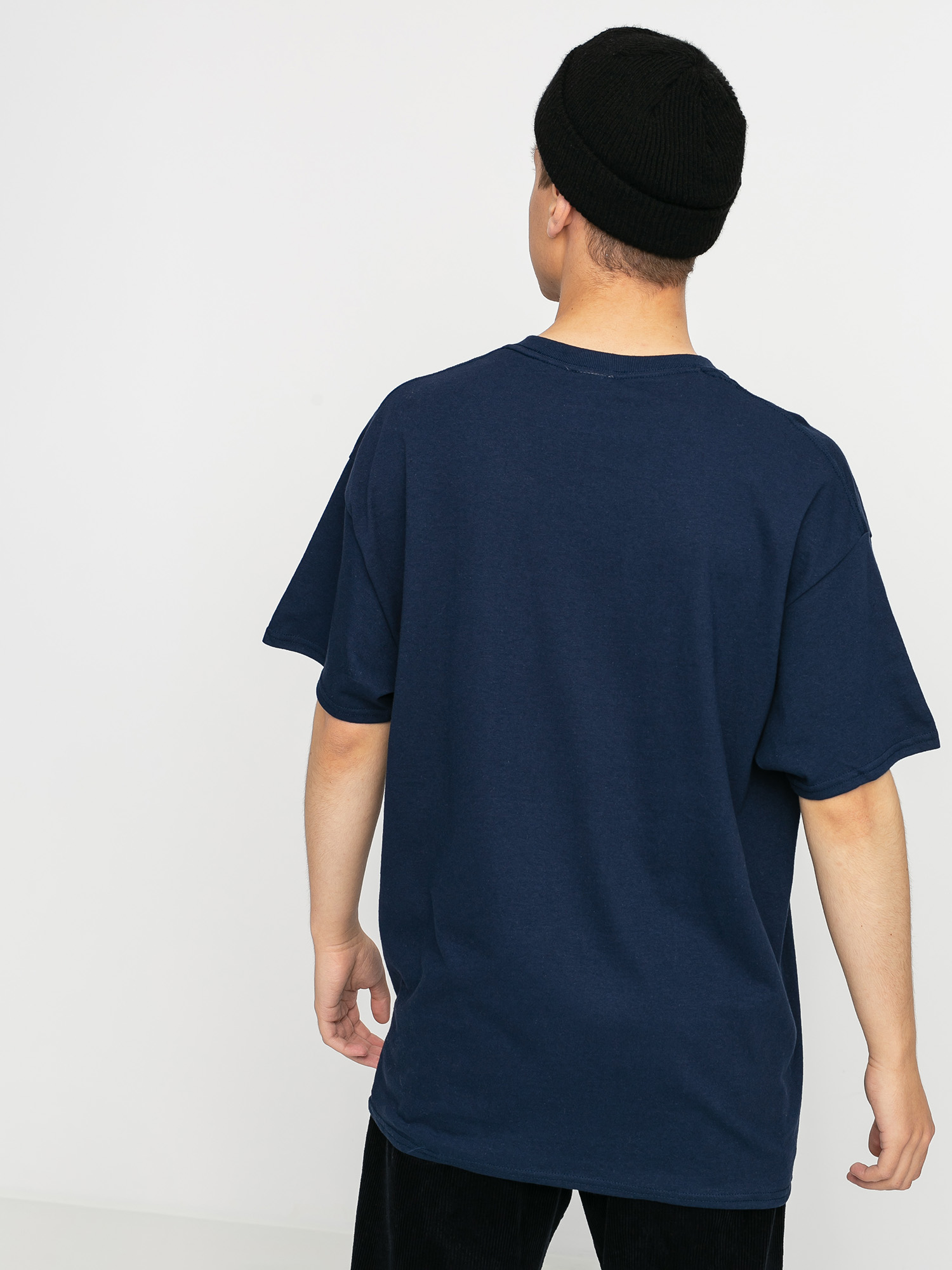 Tricou Thrasher Flame Logo (navy/blue)