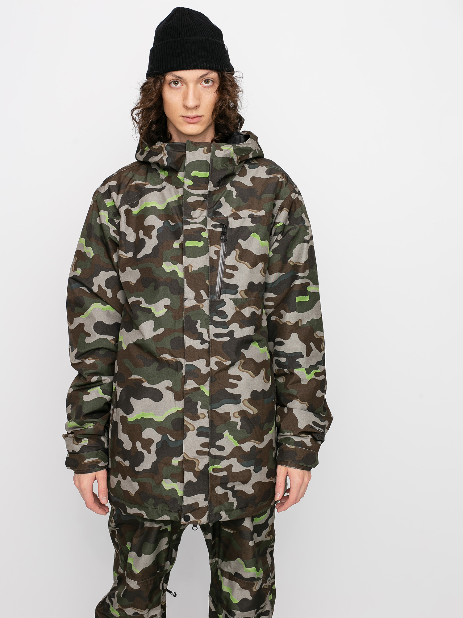 Pentru bărbați Geacă de snowboard Volcom L Ins Gore Tex (army)