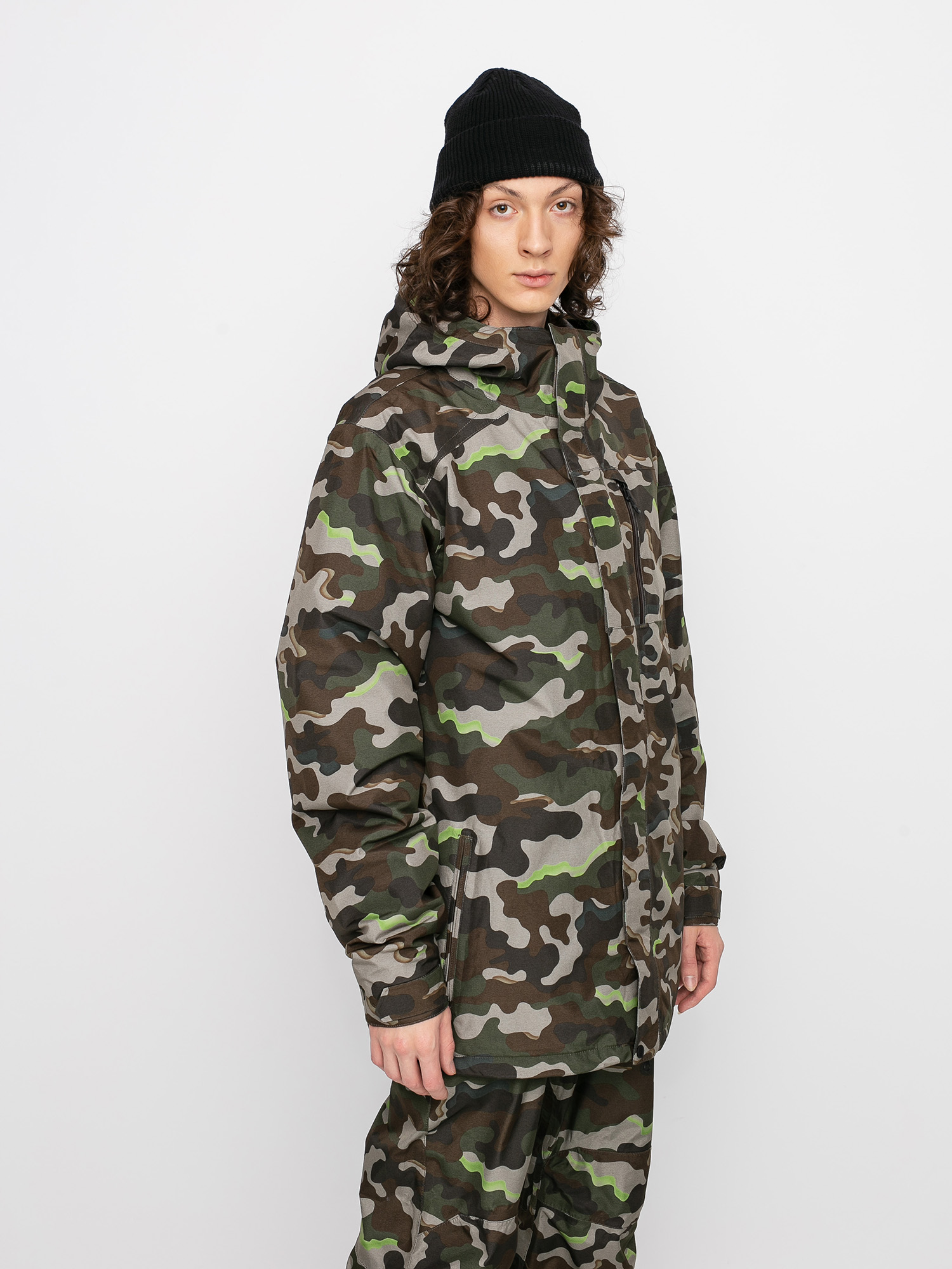 Pentru bărbați Geacă de snowboard Volcom L Ins Gore Tex (army)