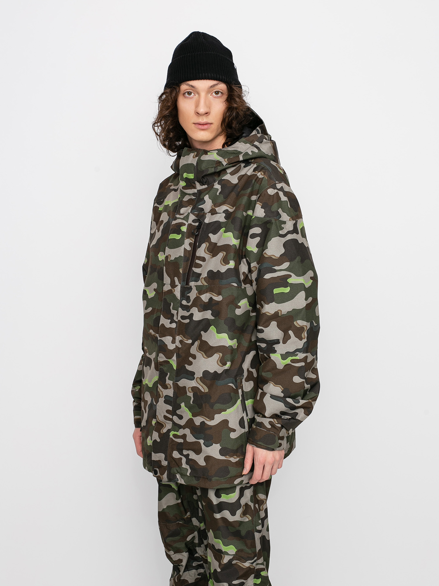 Pentru bărbați Geacă de snowboard Volcom L Ins Gore Tex (army)