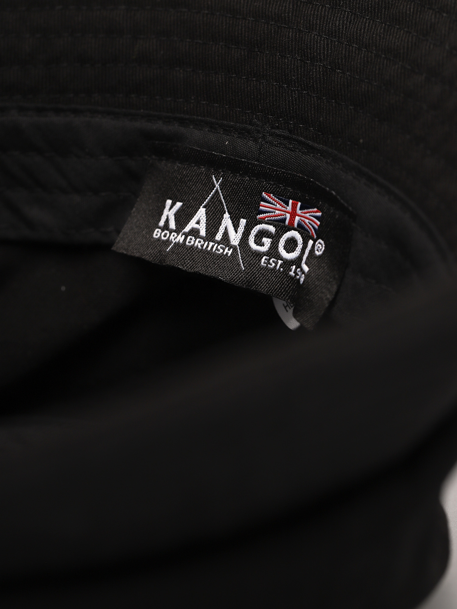 Kangol Pălărie Washed Bucket (black)