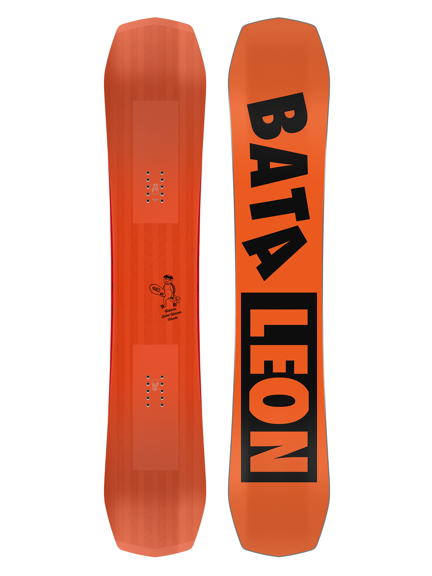 BATALEON バタレオン GLOBAL WARMER 157 Bataleon Snowboard Global Warmer - portocaliu (orange/black)