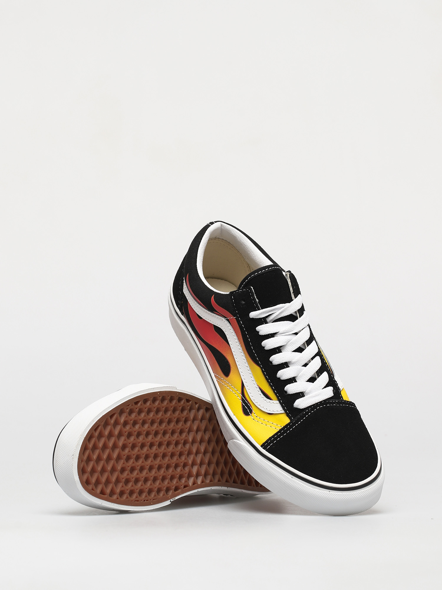 Pantofi Vans Old Skool (flame/black/black/true white)