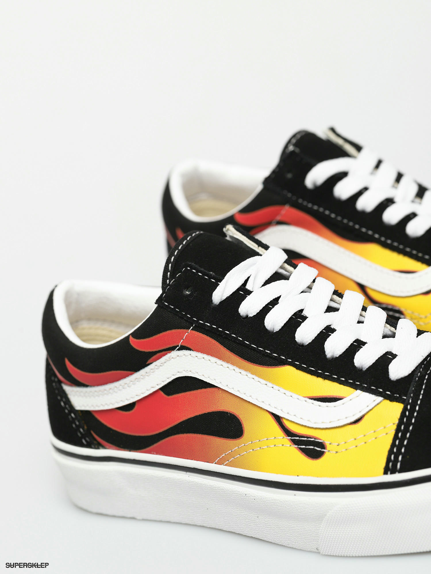 Pantofi Vans Old Skool flame black black true white