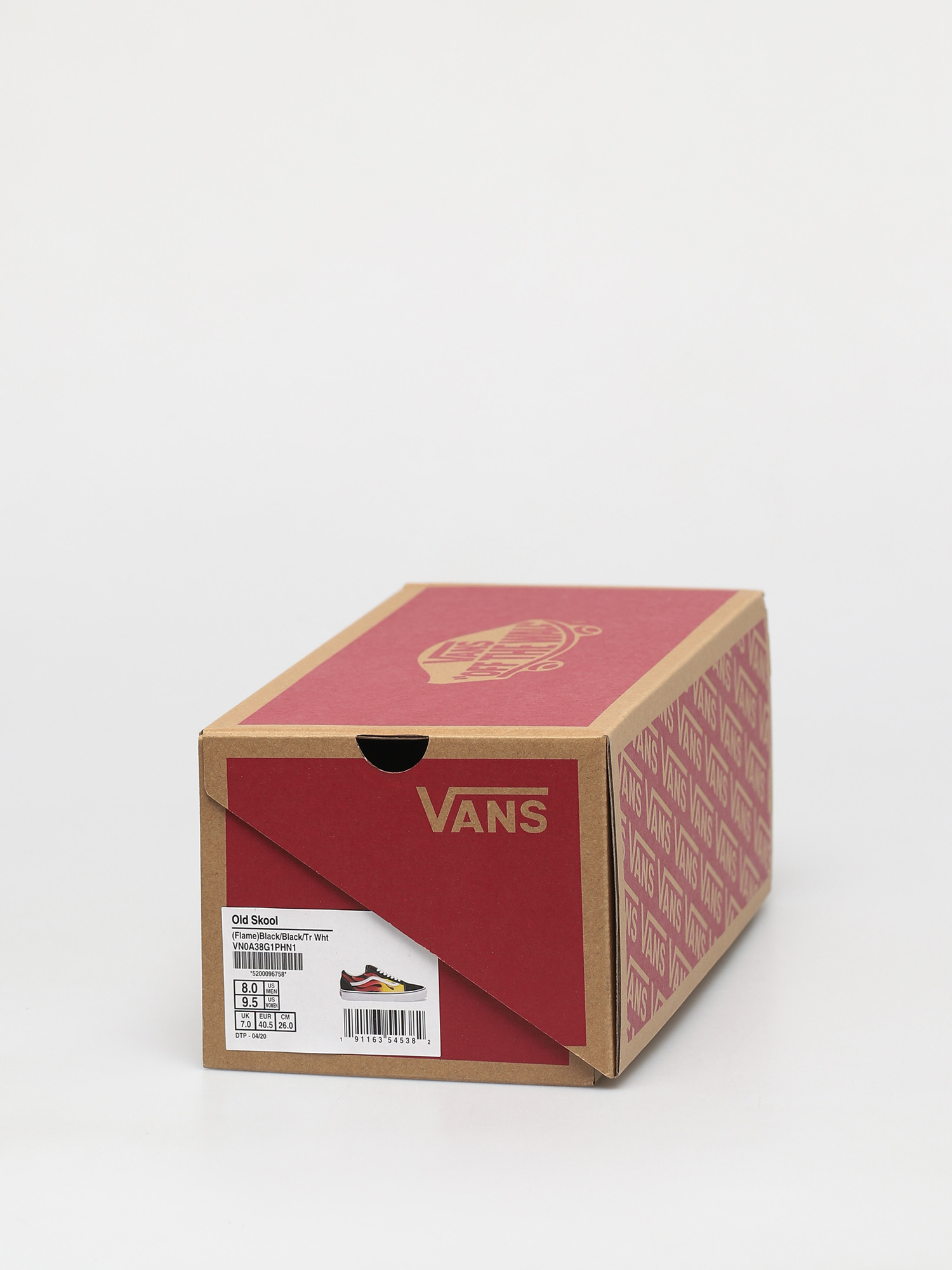 Pantofi Vans Old Skool (flame/black/black/true white)