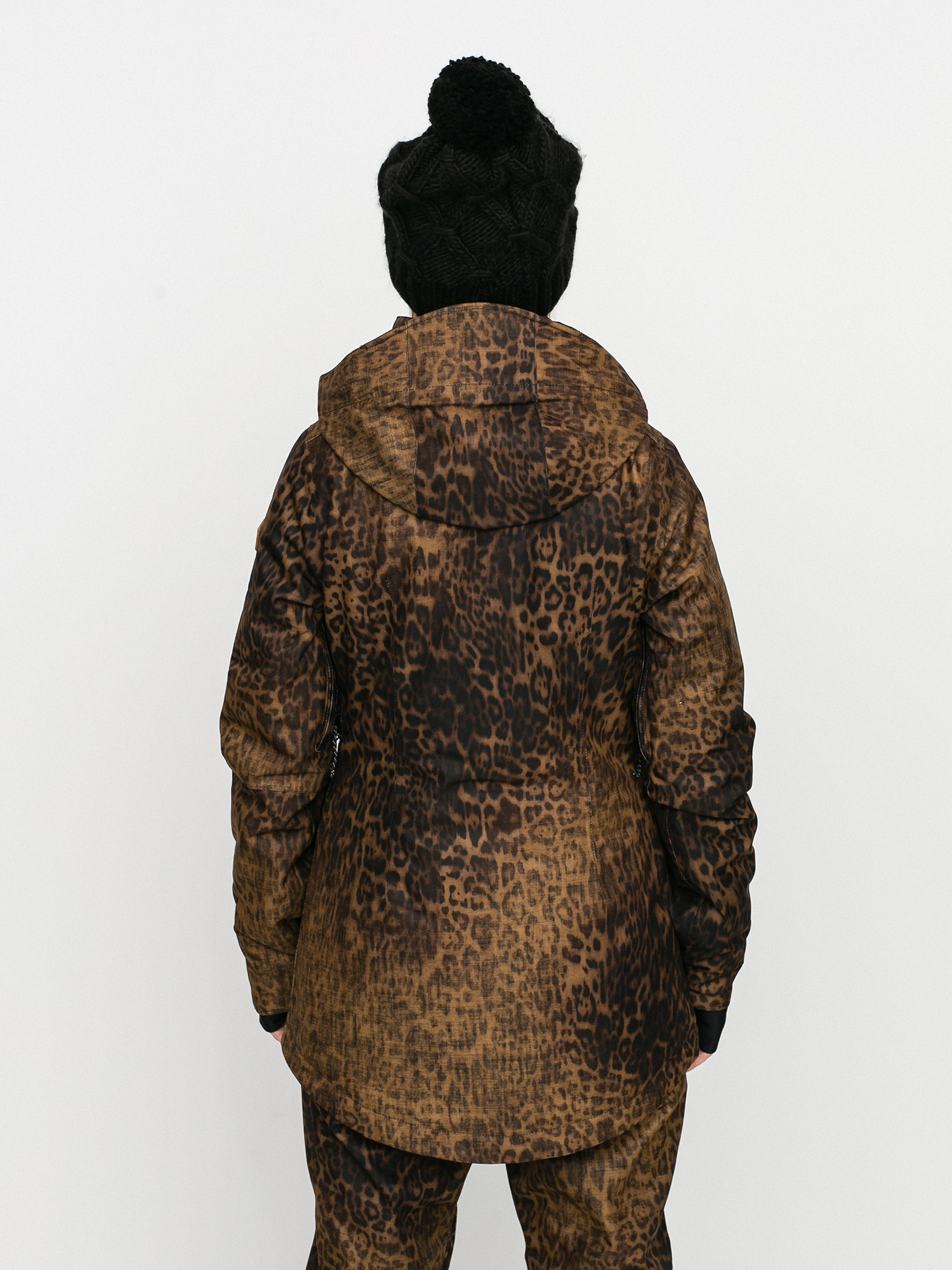 Pentru femei Geacă de snowboard Volcom Shelter 3D Stretch (leopard)