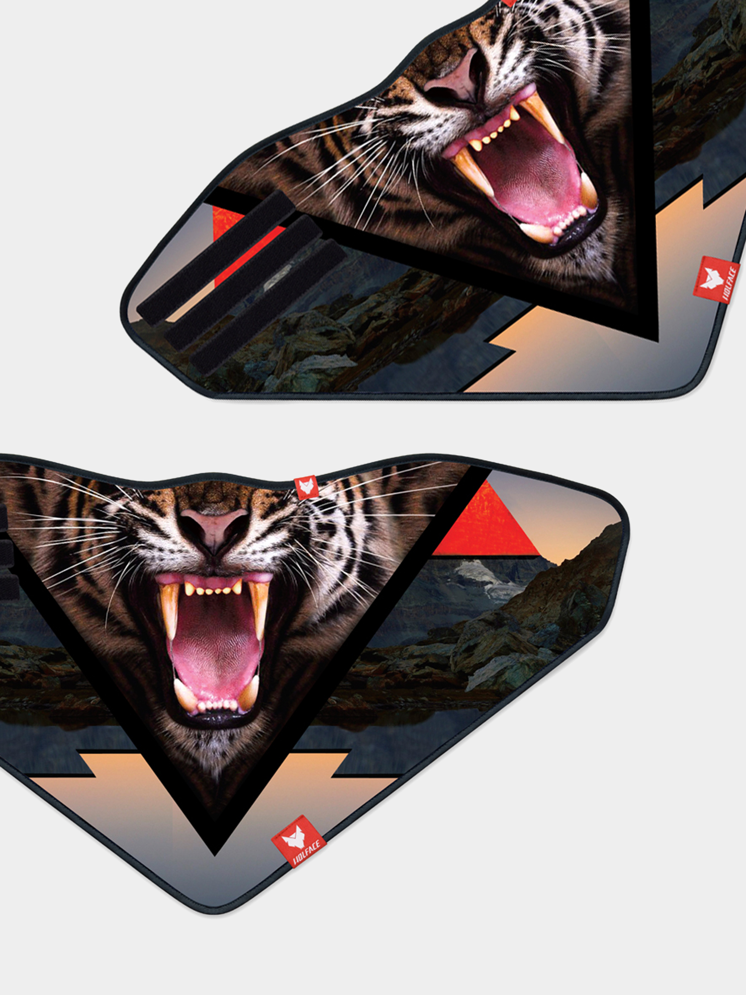 Bandana Wolface Wild Tiger (black)