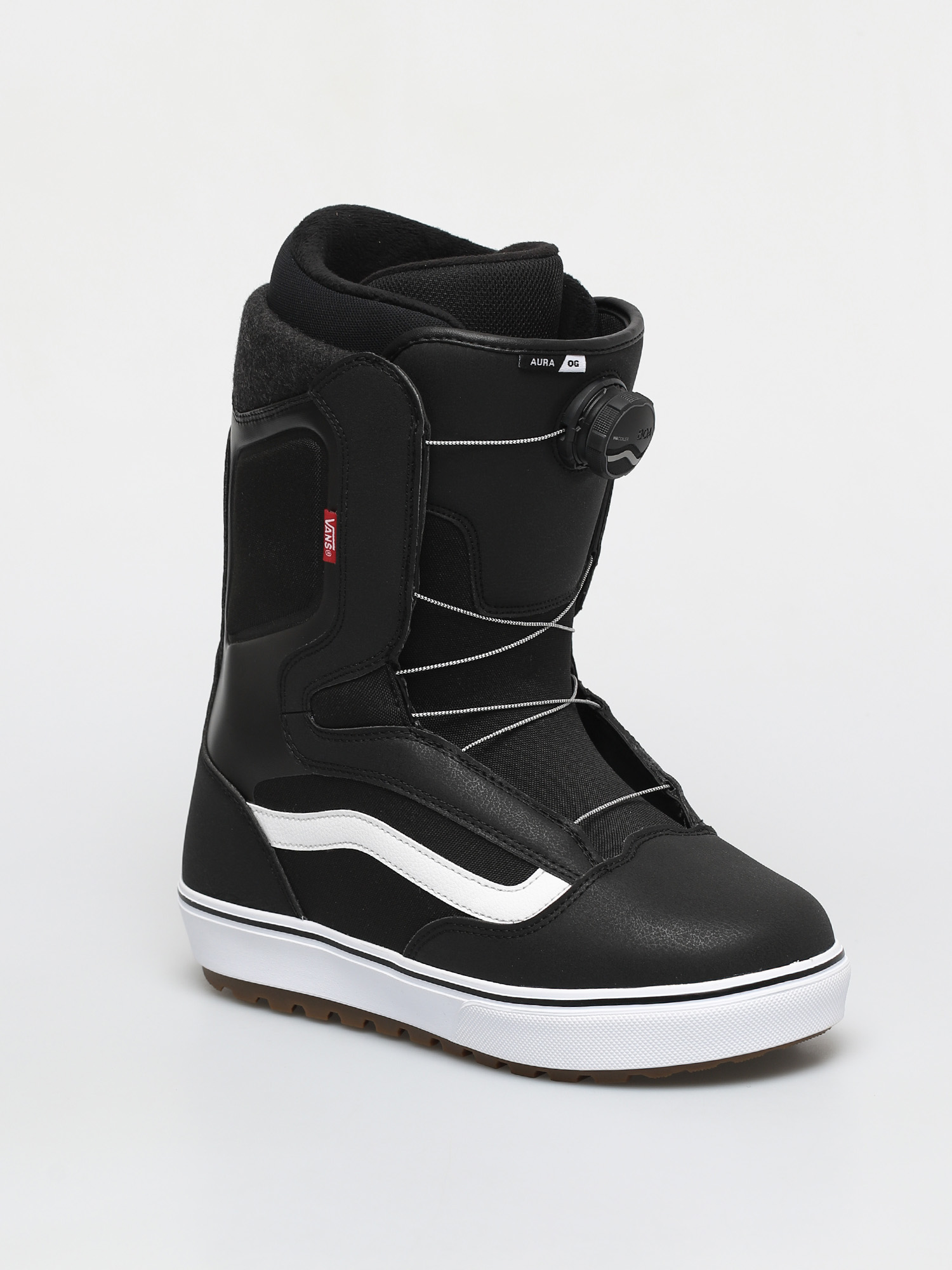 Pentru bărbați Încălțăminte pentru snowboard Vans Aura Og (black/white)