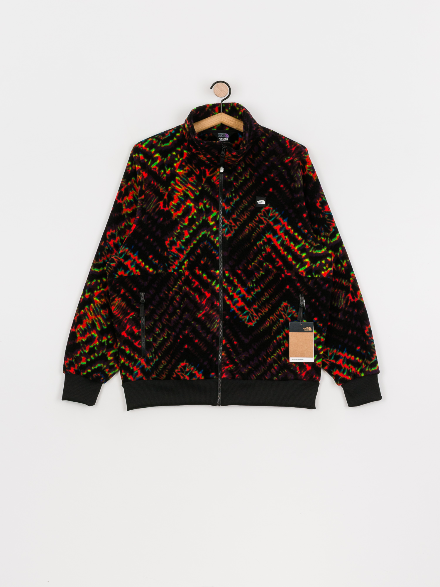 Pentru bărbați The North Face Hanorac din fleece Fleeski FZ (flare shibori oversized print)