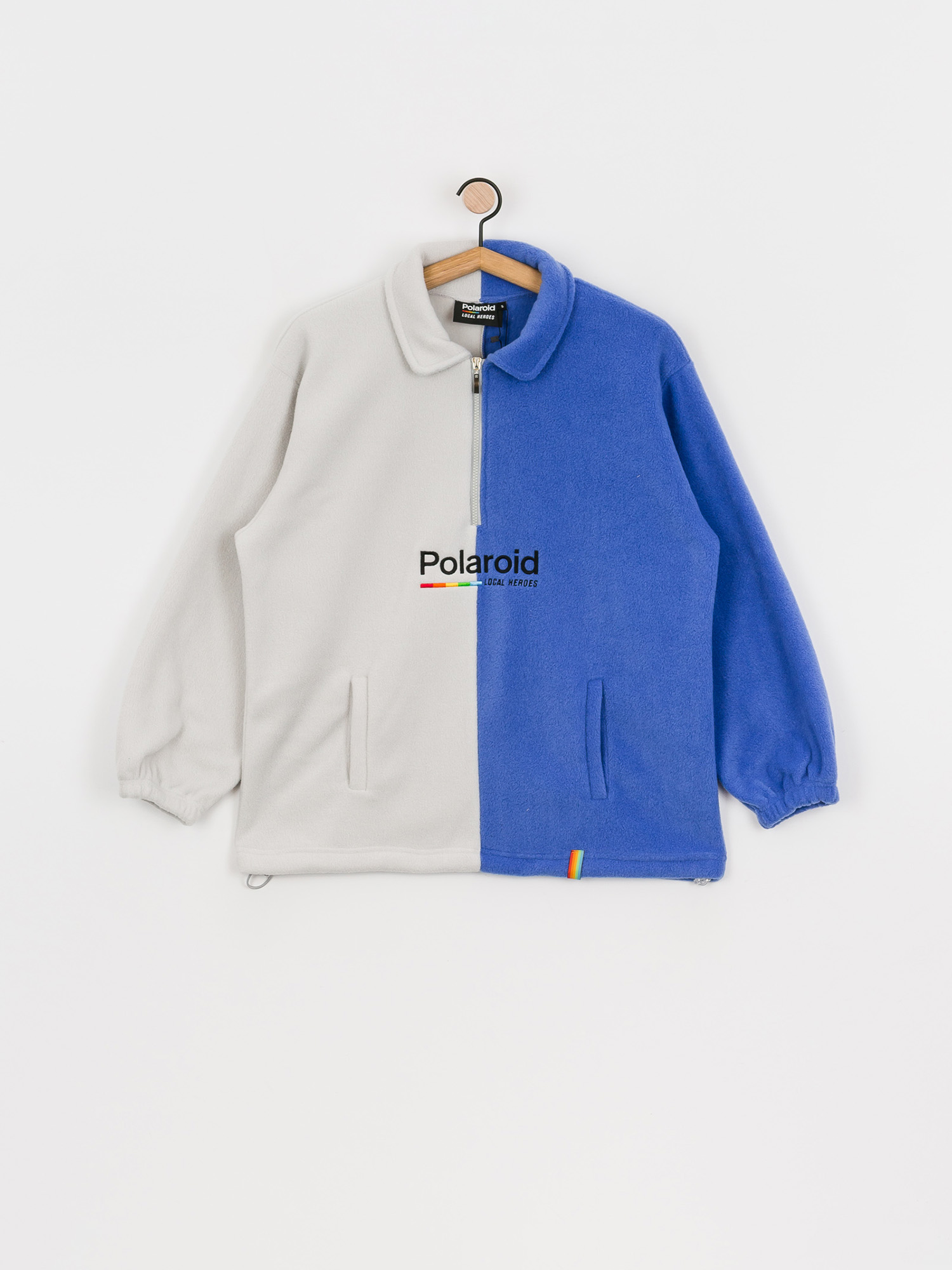 Pentru femei Local Heroes Hanorac din fleece X oid Ideal Fleece Zip Up (grey/blue)