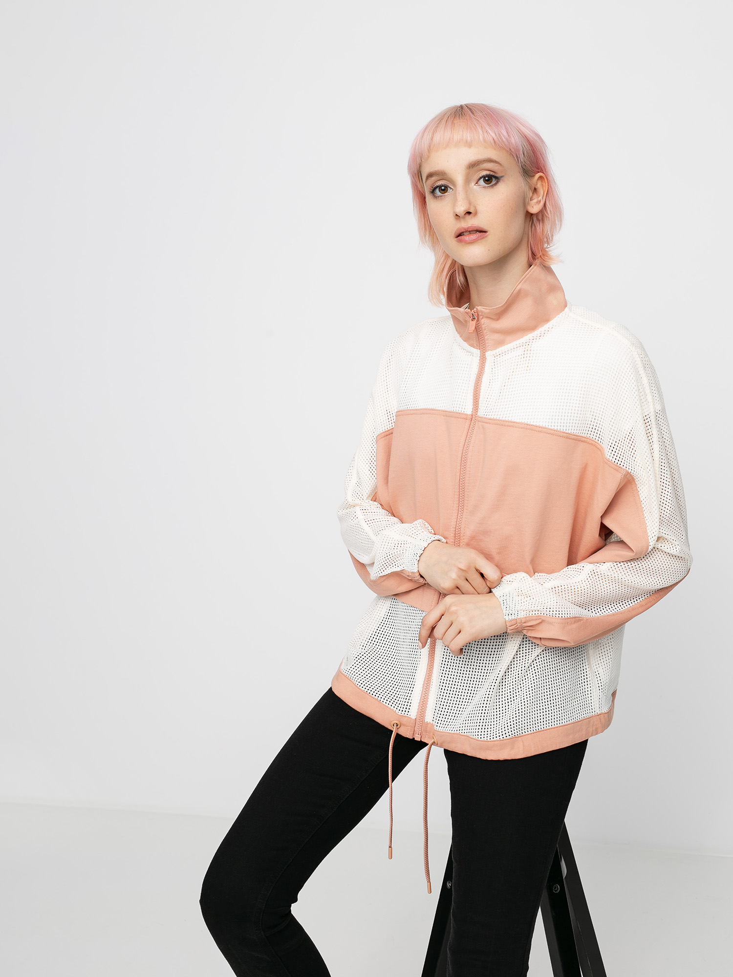 Hanorac Nike Jkt Mesh Wmn (rose gold/pale ivory/pale ivory)