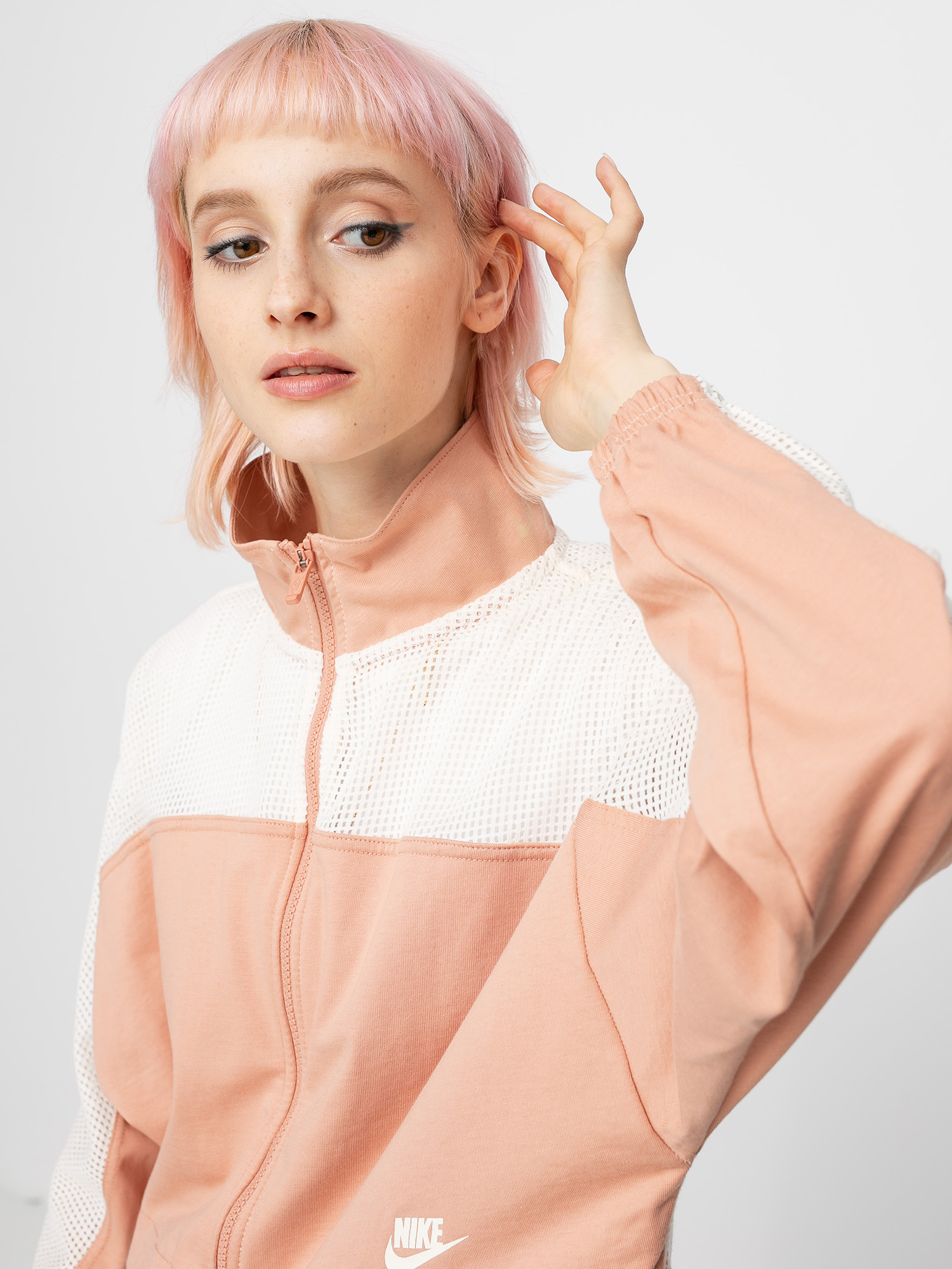 Hanorac Nike Jkt Mesh Wmn (rose gold/pale ivory/pale ivory)