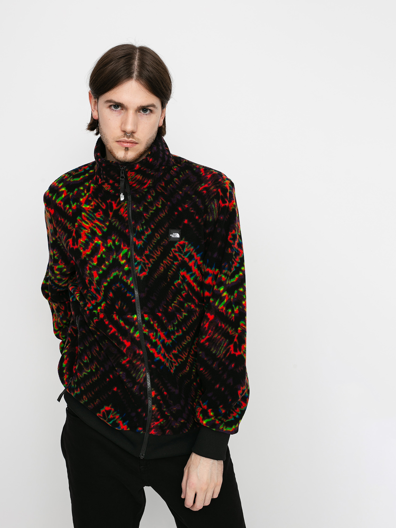 Pentru bărbați The North Face Hanorac din fleece Fleeski FZ (flare shibori oversized print)