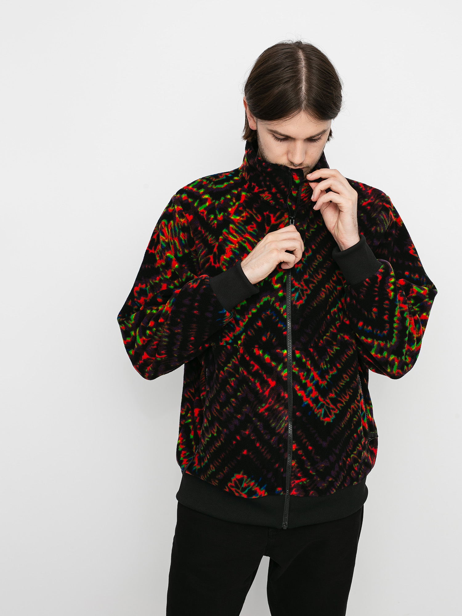 Pentru bărbați The North Face Hanorac din fleece Fleeski FZ (flare shibori oversized print)