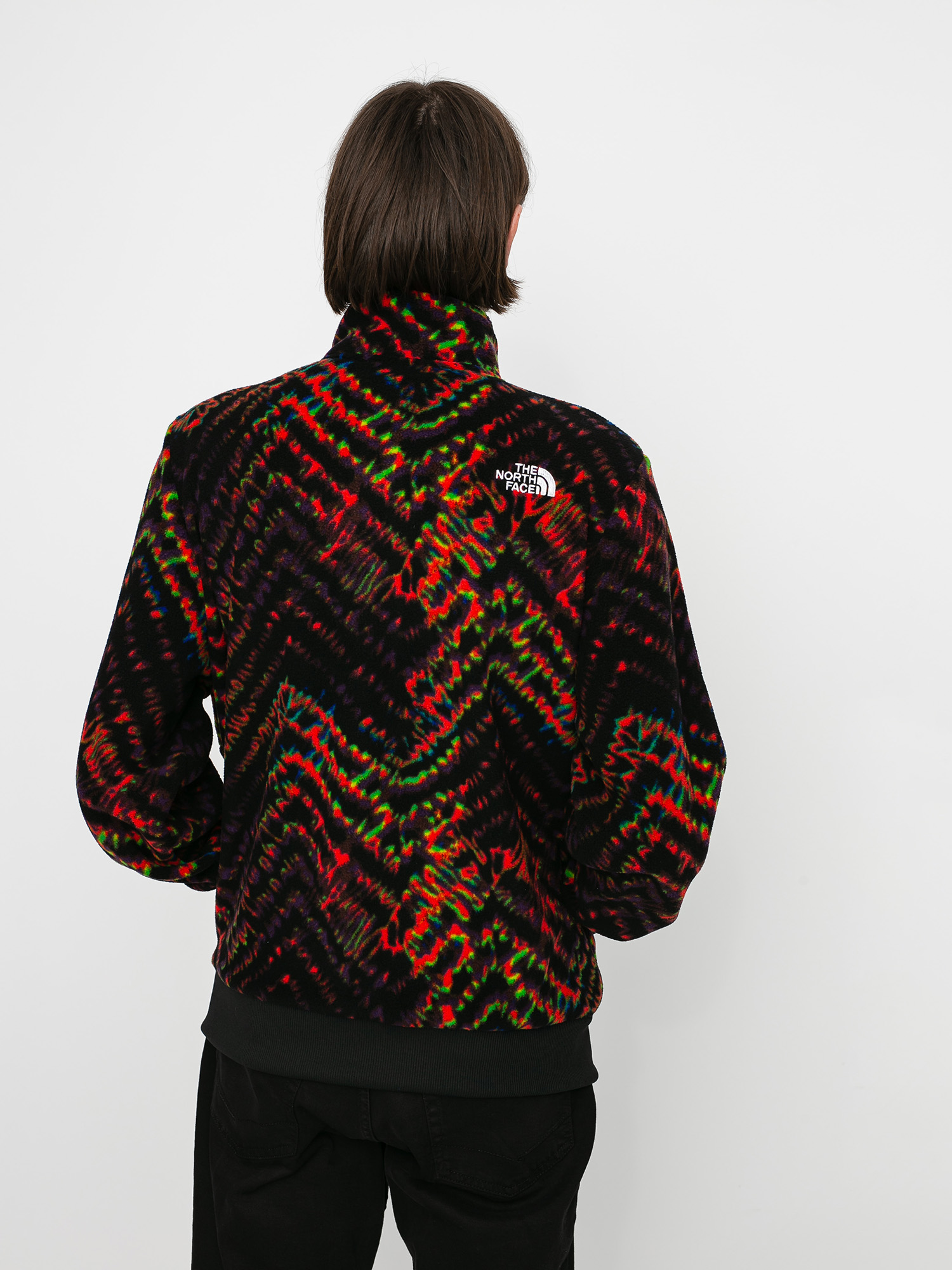 Pentru bărbați The North Face Hanorac din fleece Fleeski FZ (flare shibori oversized print)