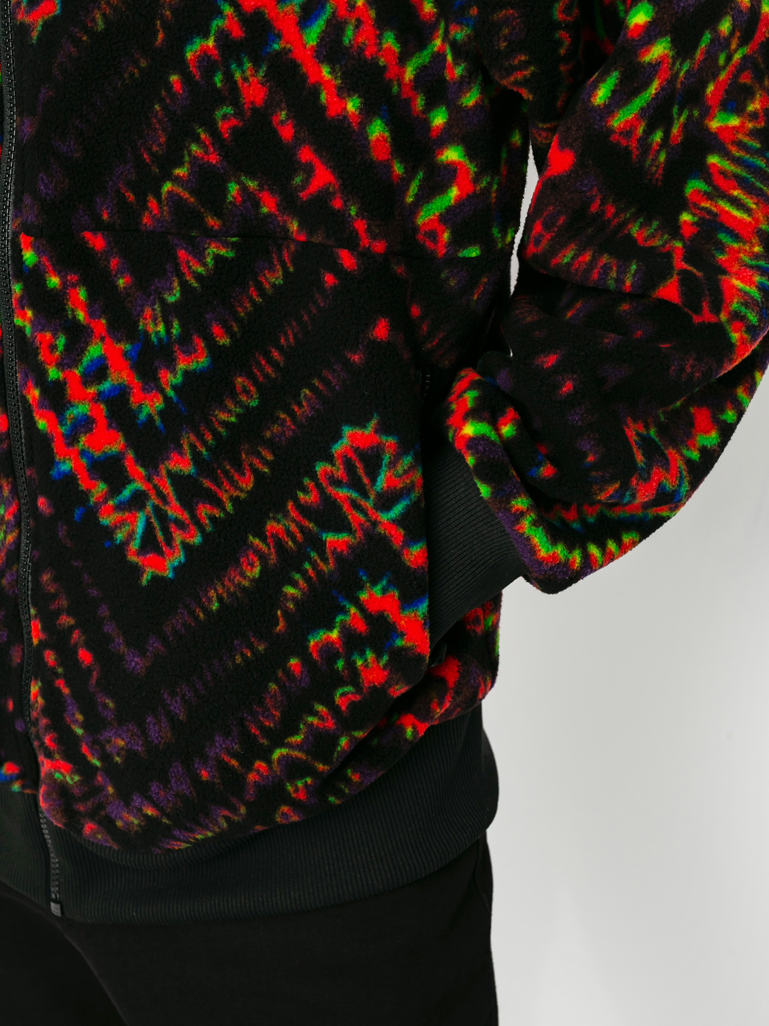 Pentru bărbați The North Face Hanorac din fleece Fleeski FZ (flare shibori oversized print)