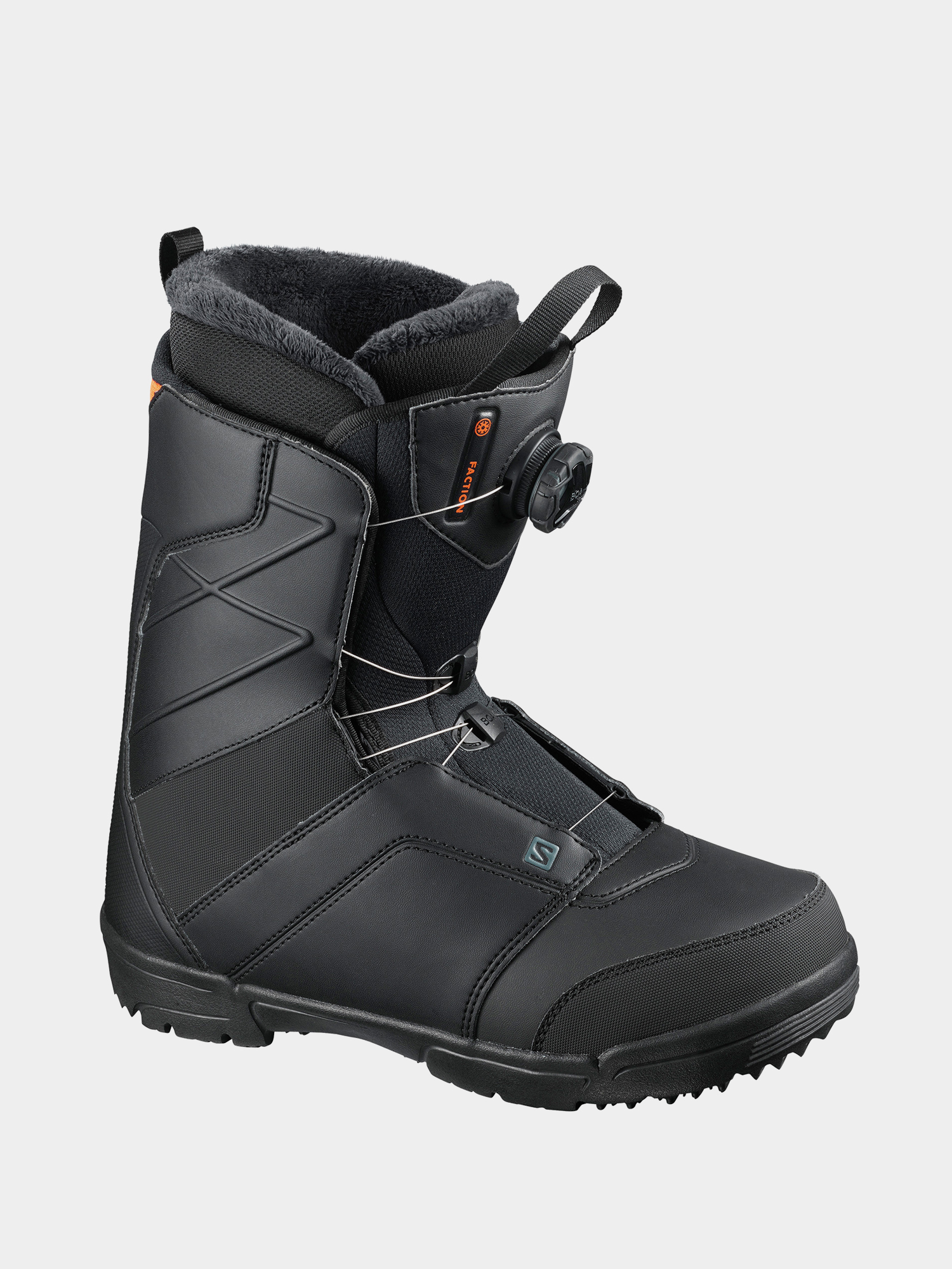 Pentru bărbați Încălțăminte pentru snowboard Salomon Faction Boa (black/black/red orange)