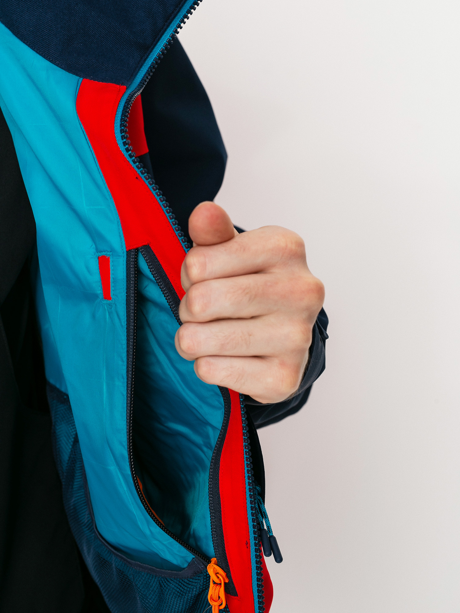 Pentru bărbați Geacă de snowboard Burton Gore Tex Radial Insulated (flame scarlet/dress blue)