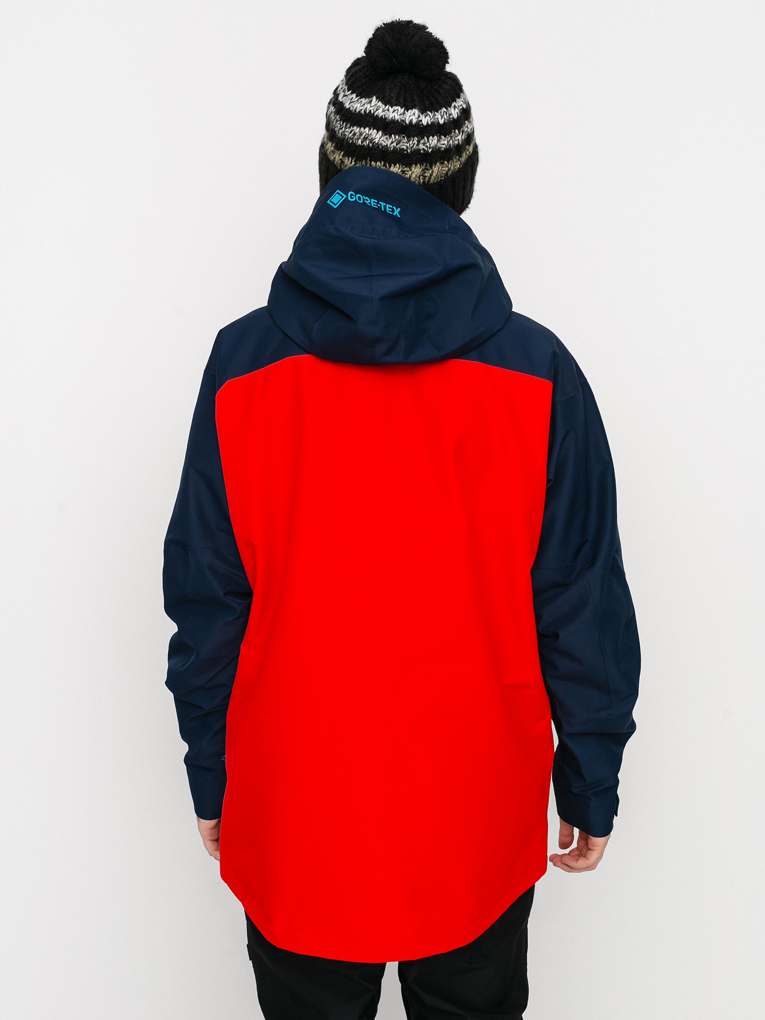 Pentru bărbați Geacă de snowboard Burton Gore Tex Radial Insulated (flame scarlet/dress blue)