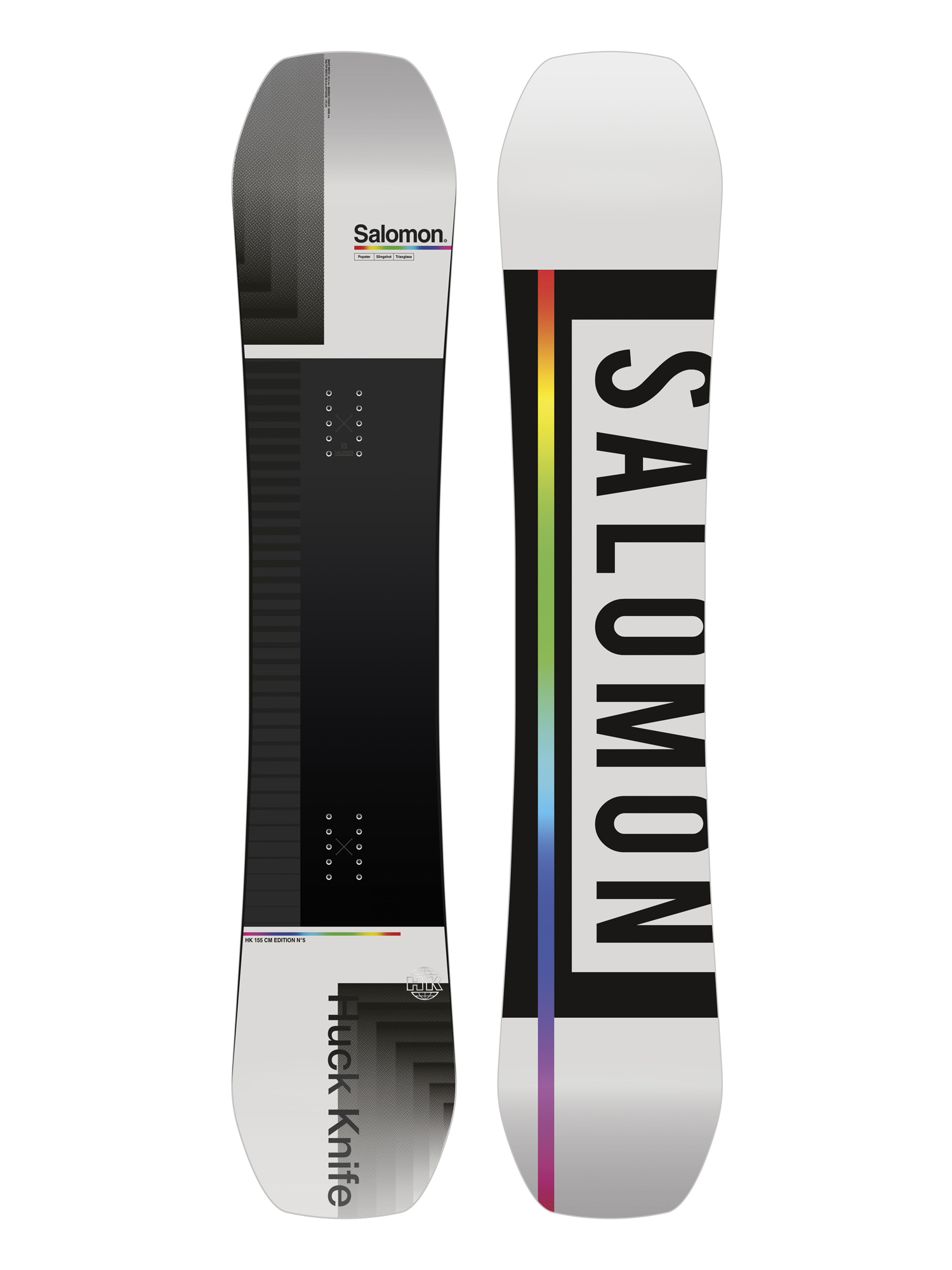 Snowboard Salomon Huck Knife - multicolor (grey/black)