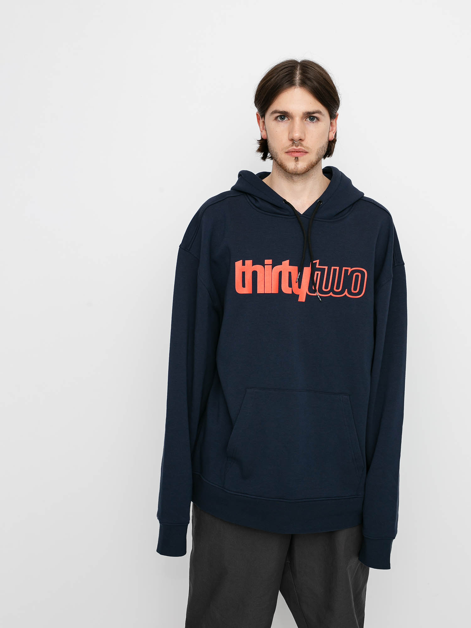 Hanorac cu glugă ThirtyTwo Double Basic HD (navy)